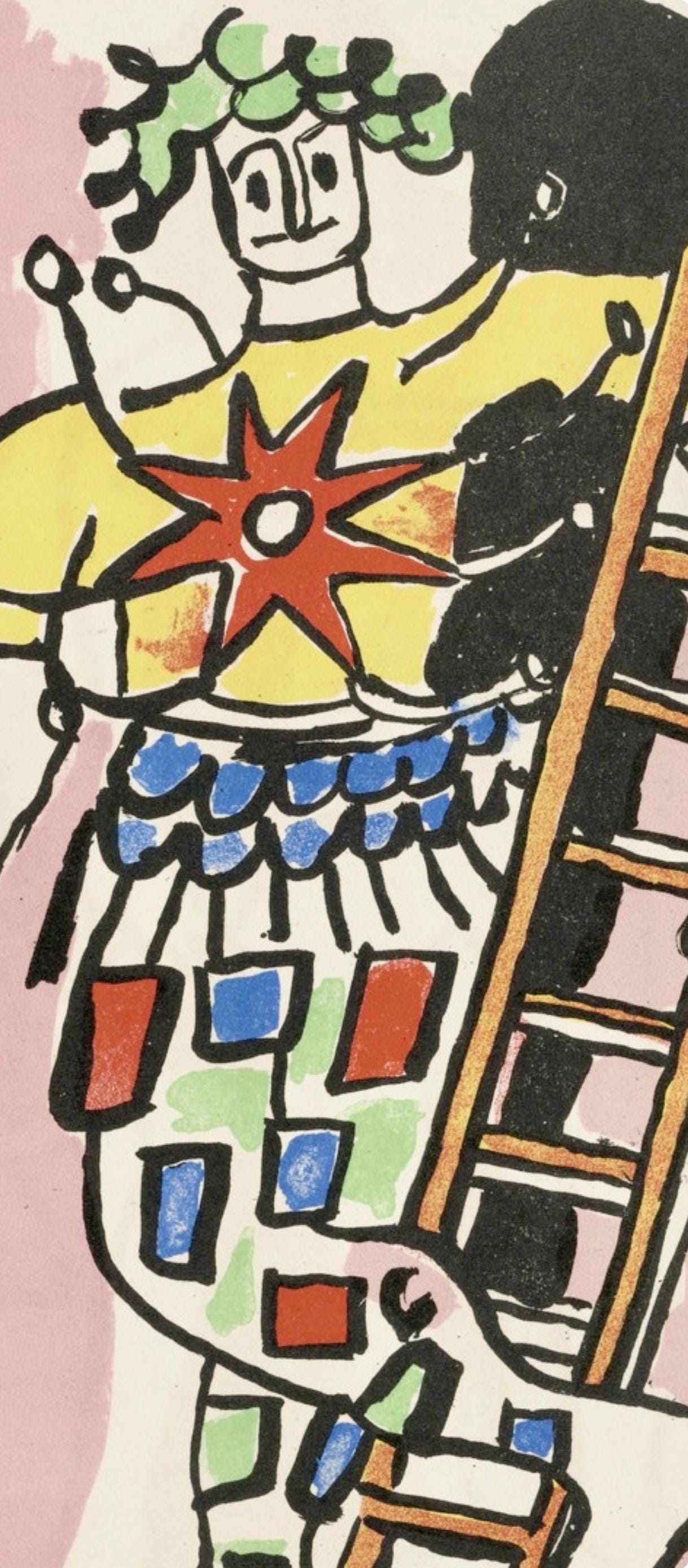 Fernand Lger, Composition, Cirque, Lithographies Originales, Lithograph