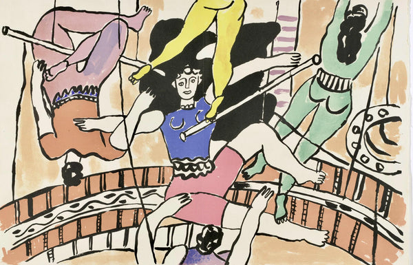 Fernand Lger, Composition, Cirque, Lithographies Originales, Lithograph