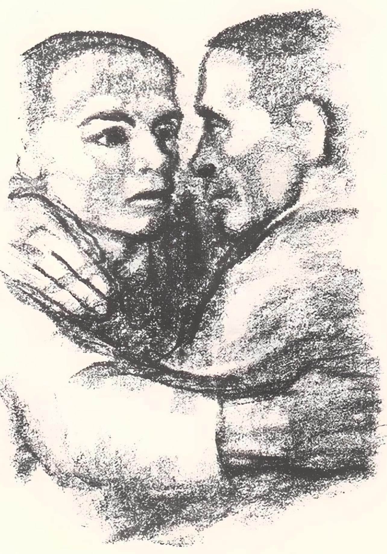 Kthe Kollwitz, Brotherhood (Verbrderung), Lithograph