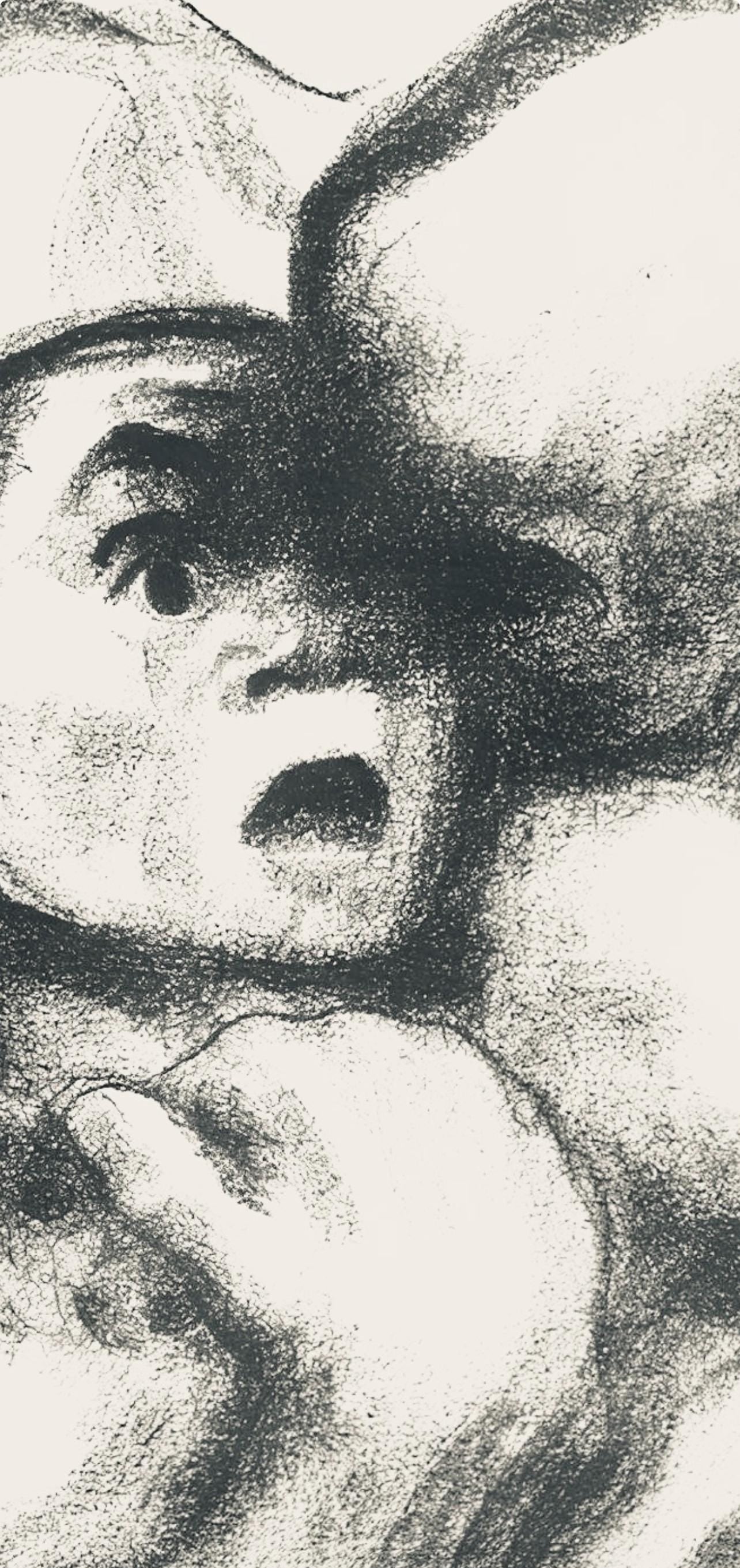 Kthe Kollwitz, Death Seizes A Woman (Tod Packt Eine Frau), Lithograph