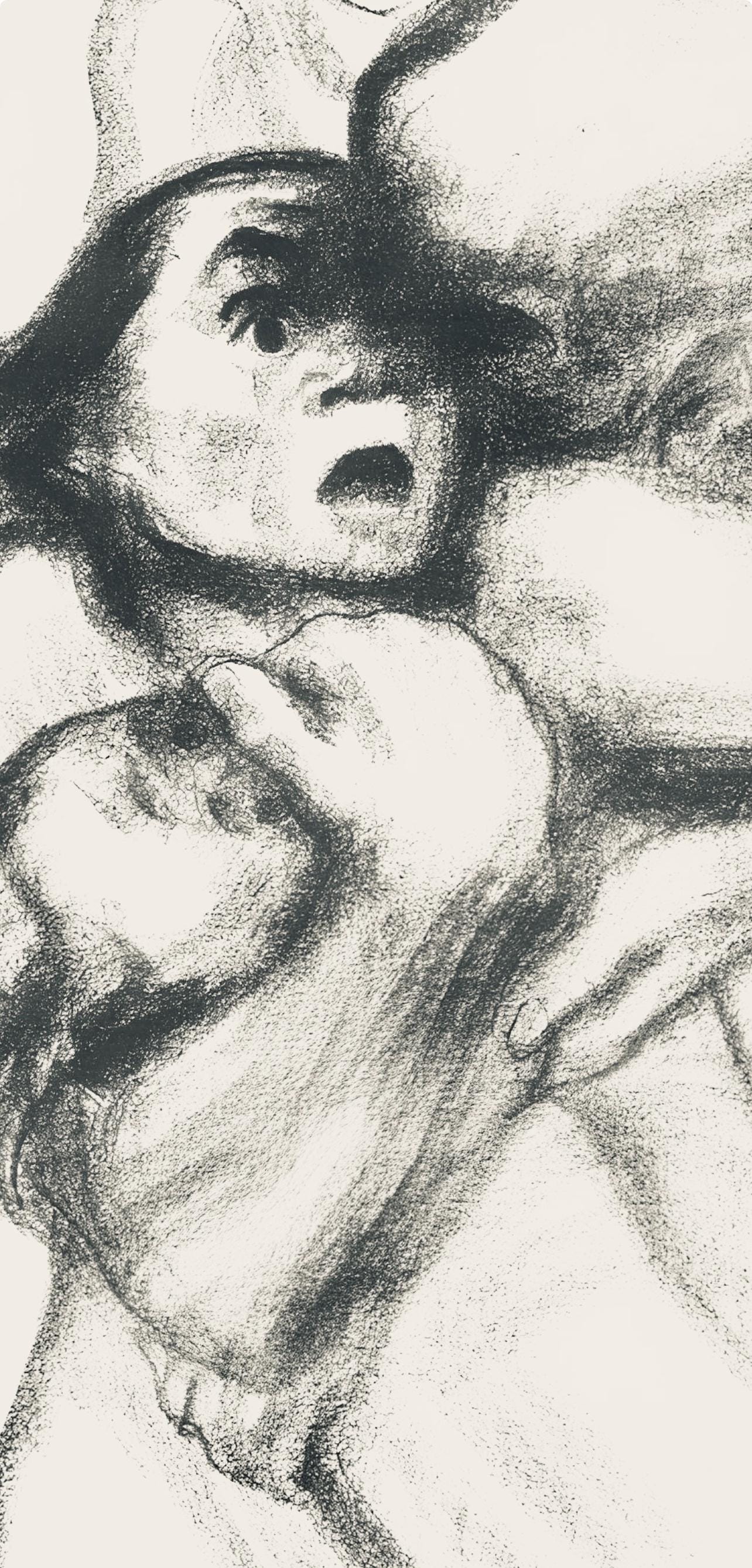 Kthe Kollwitz, Death Seizes A Woman (Tod Packt Eine Frau), Lithograph