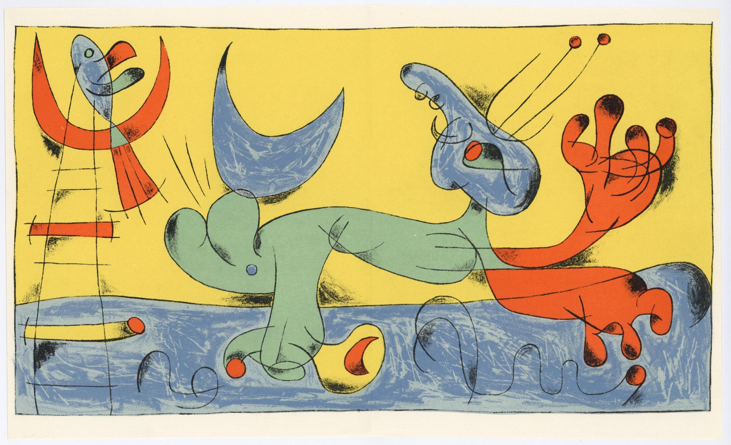 Joan Mir, Composition (Cramer 39), Joan Mir, Lithograph