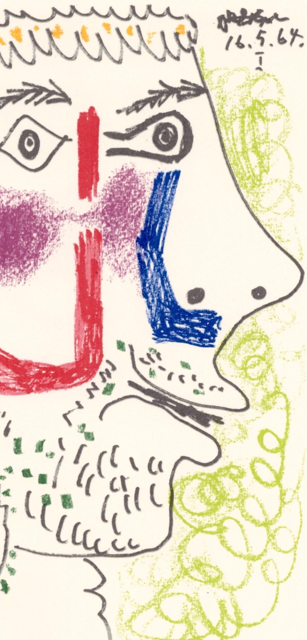 Pablo Picasso, Composition, Le Got Du Bonheur (Cramer 148; Bloch 2013), Mixed Media Lithograph