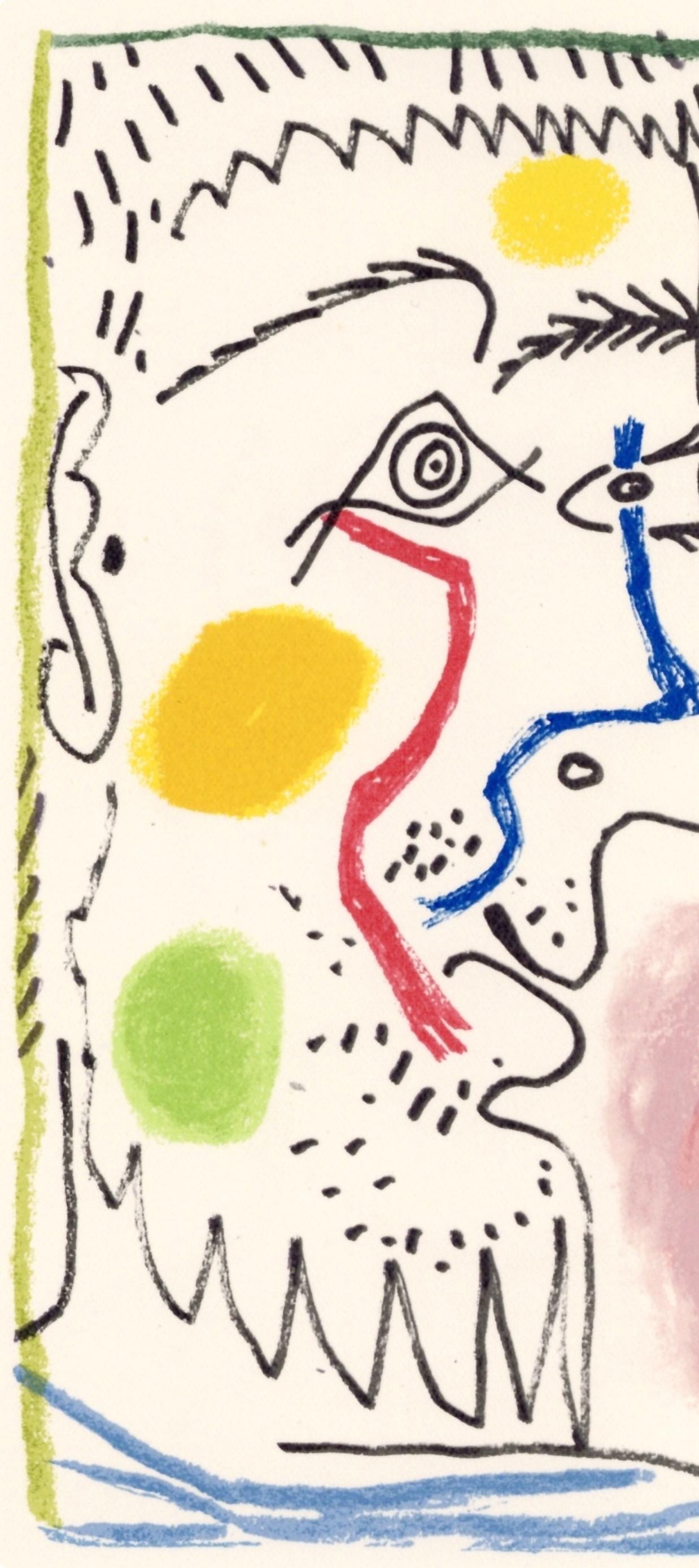 Pablo Picasso, Composition, Le Got Du Bonheur (Cramer 148; Bloch 2013), Mixed Media Lithograph