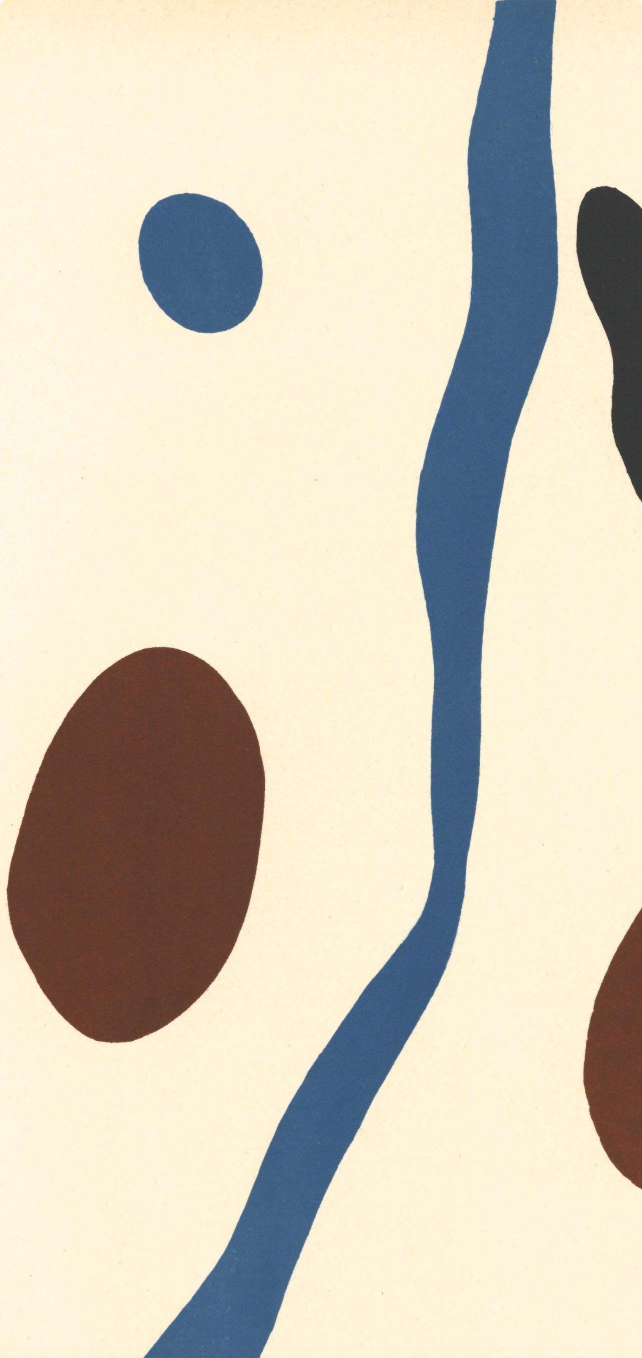 Hans Jean Arp, Composition, Derrire Le Miroir, Lithograph
