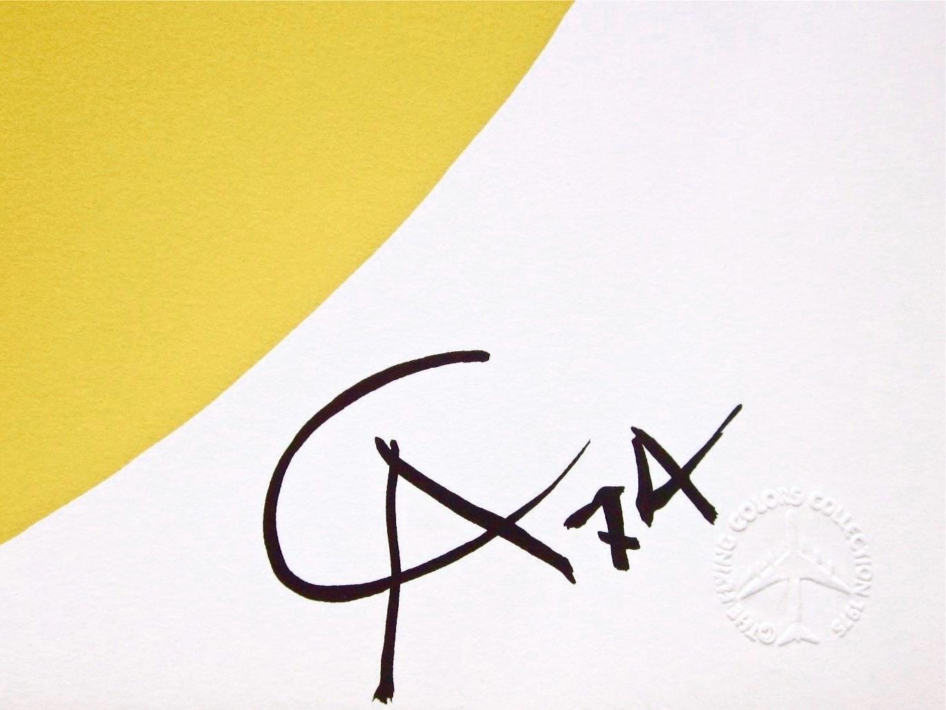Alexander Calder, Convection, Braniff International Airways Flying Colors Collection, Lithograph