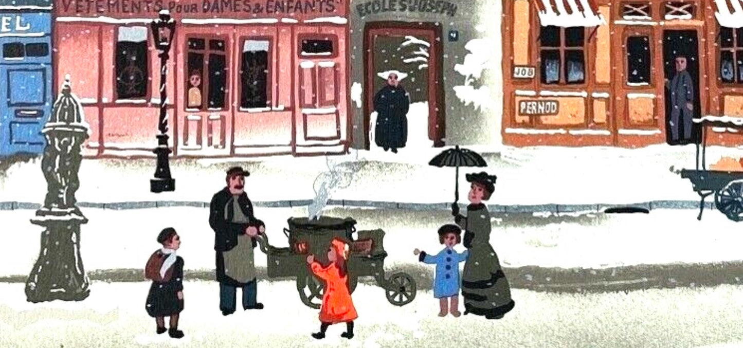 Michel Delacroix, Chauds Les Marrons, Lithograph