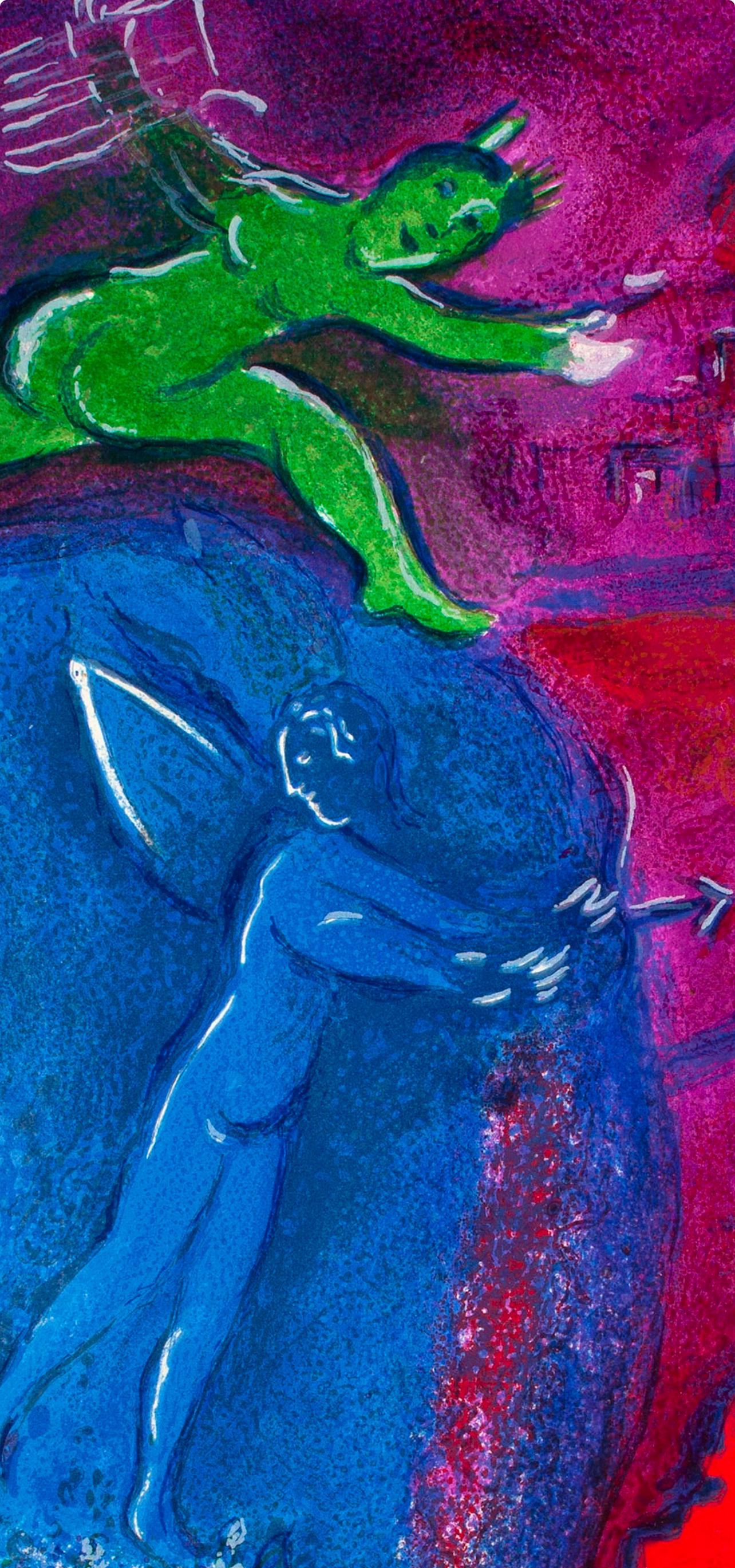 Marc Chagall, Songe De Lamon Et De Dryas, Daphnis Et Chlo, Hliogravure