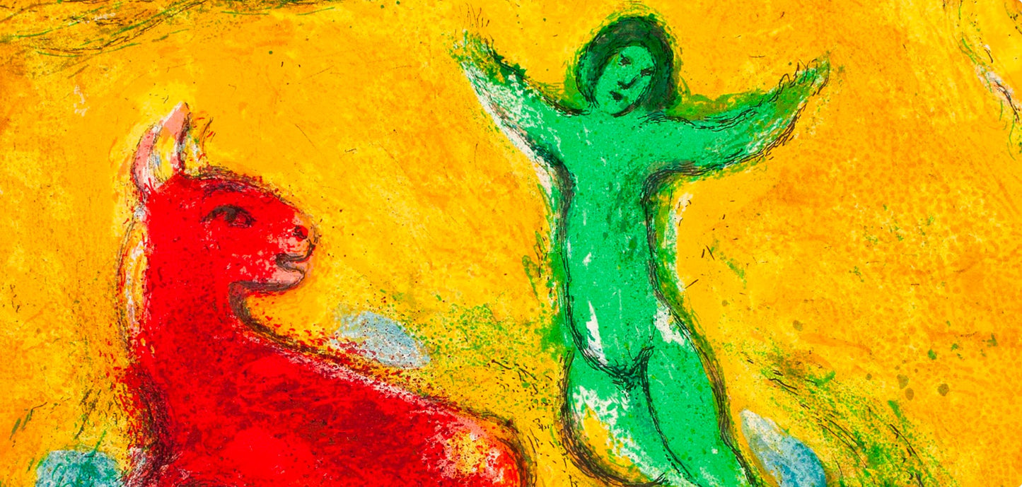 Marc Chagall, Le Pige Loups, Daphnis Et Chlo, Hliogravure
