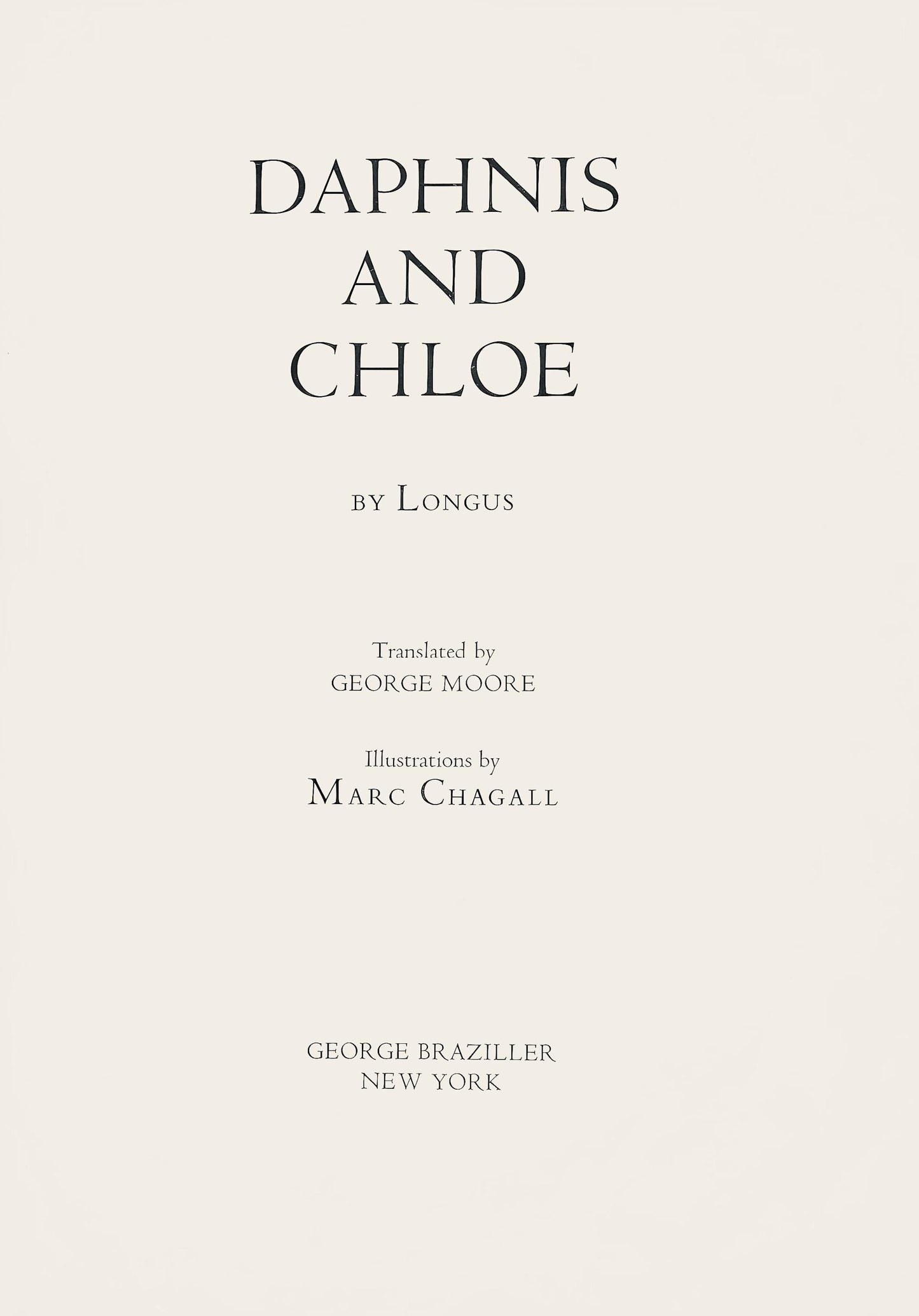 Marc Chagall, A Midi, L'T, Daphnis Et Chlo, Hliogravure