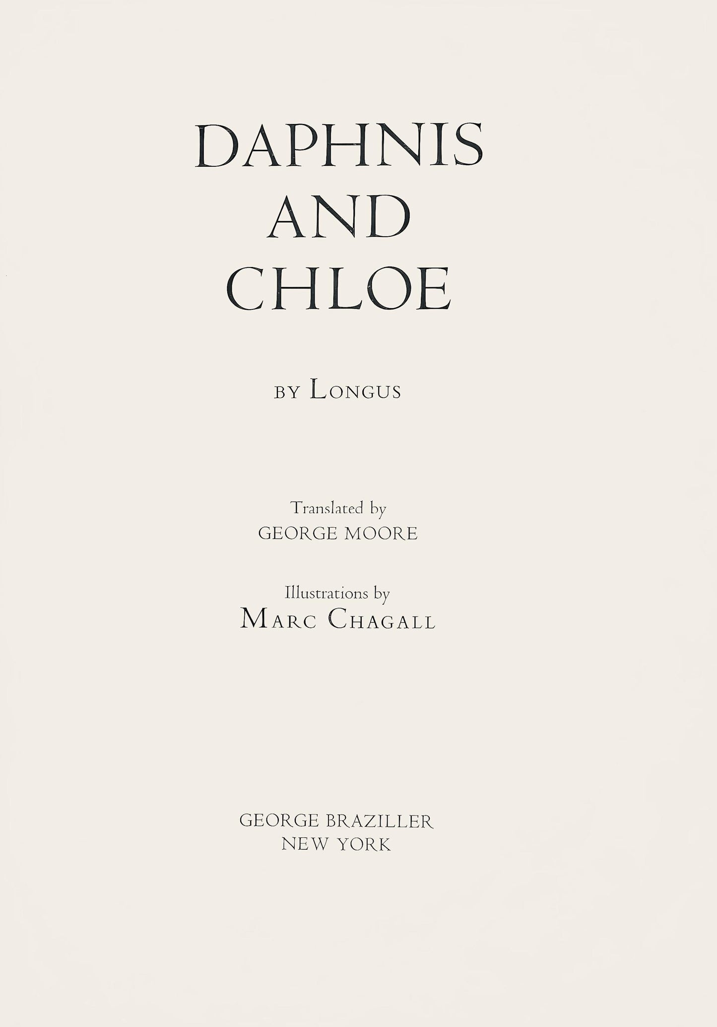 Marc Chagall, Daphnis Et Lycnion, Daphnis Et Chlo, Hliogravure