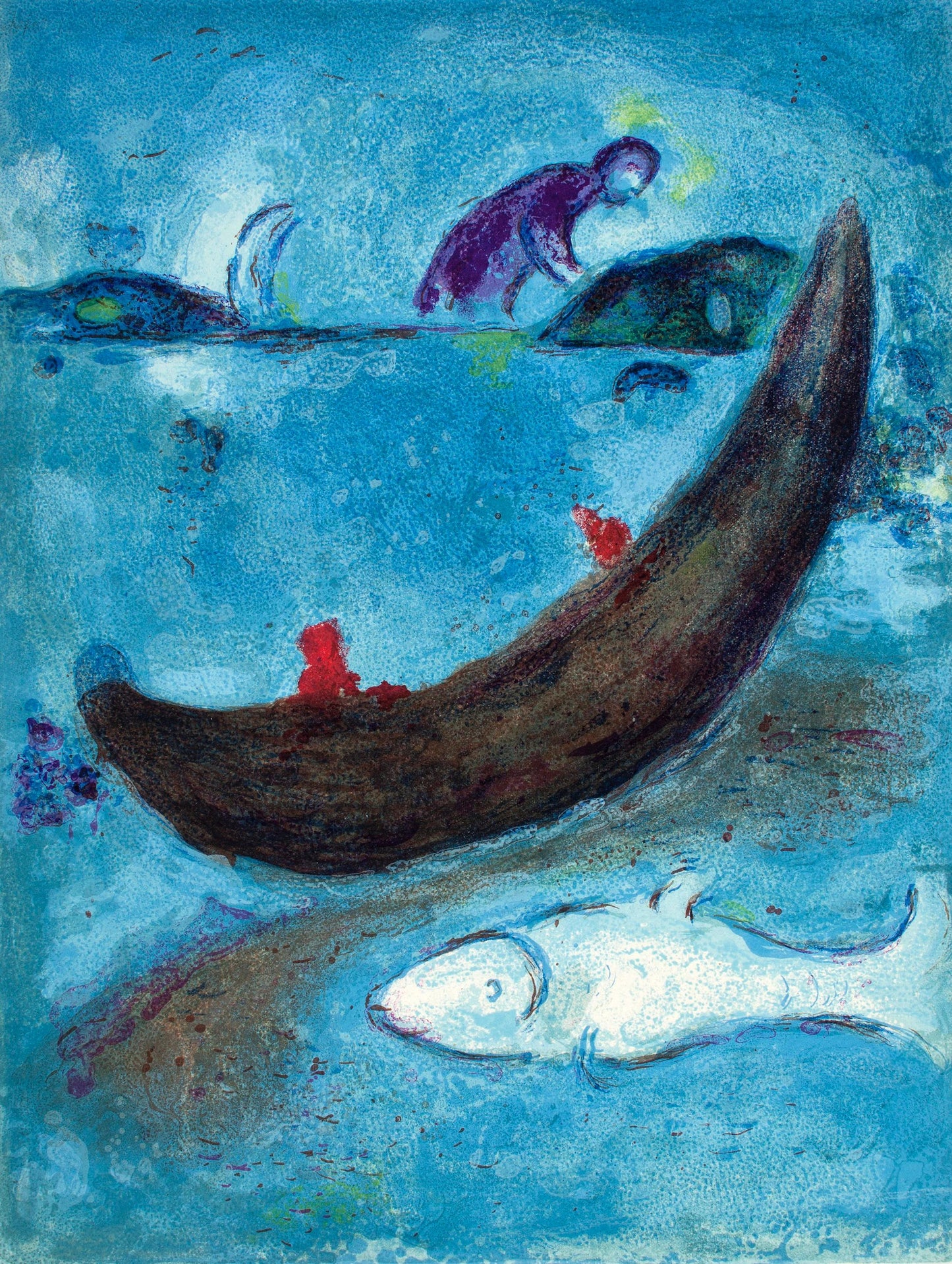Marc Chagall, Le Dauphin Mort Et Les Trois Cent Cus, Daphnis Et Chlo, Hliogravure