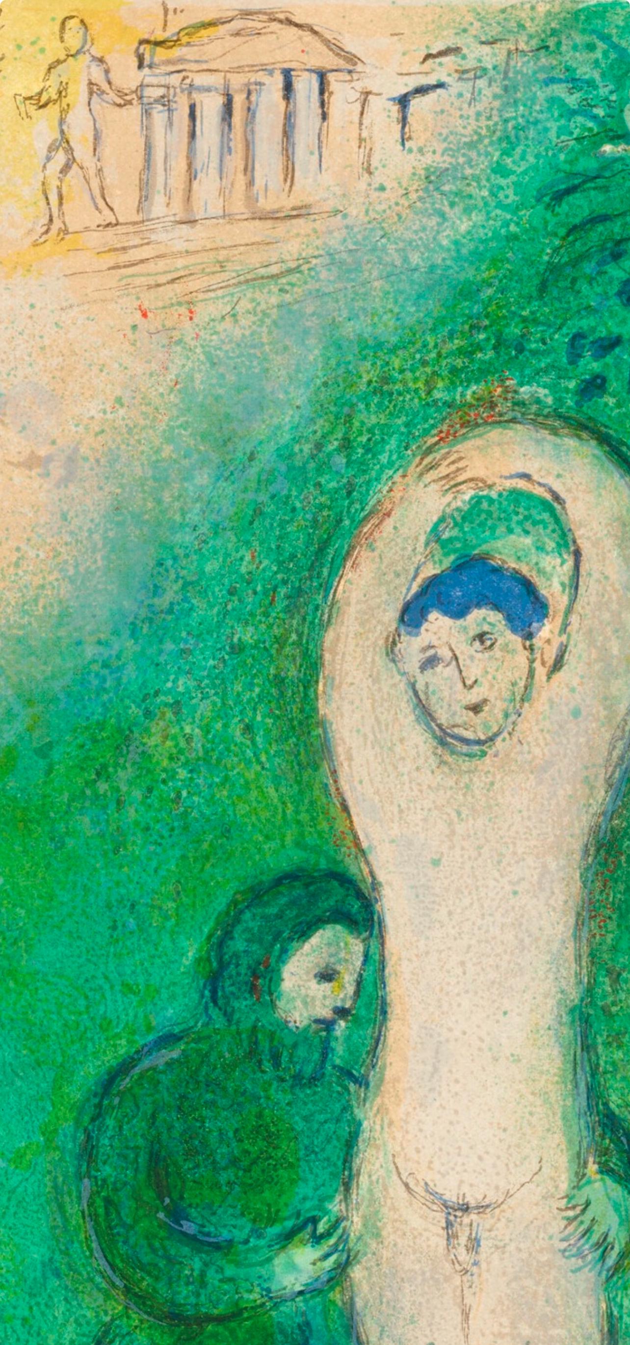 Marc Chagall, Daphnis Et Gnathon, Daphnis Et Chlo, Hliogravure