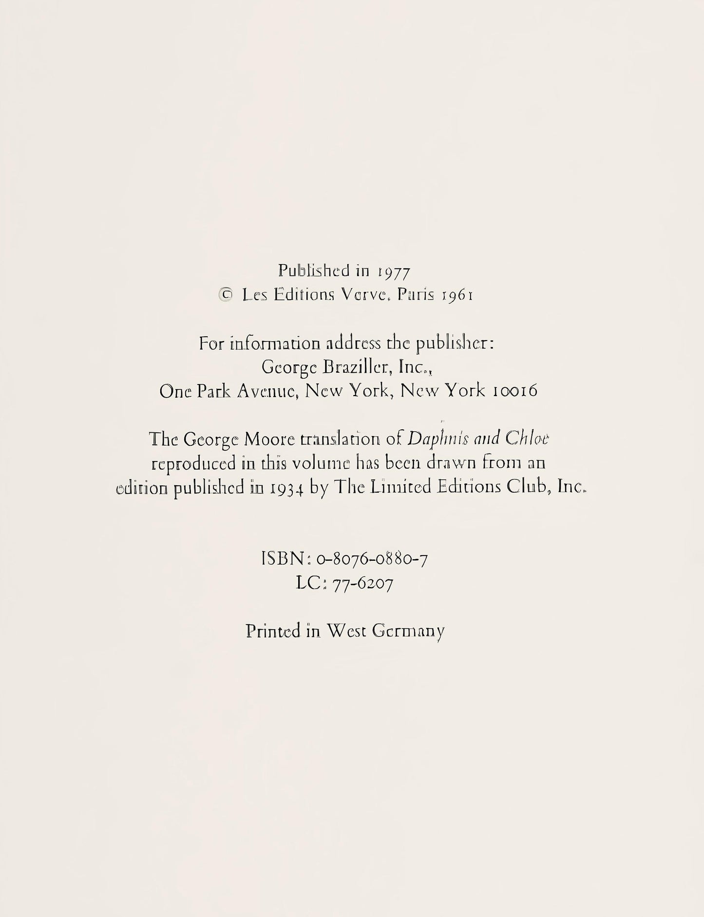 Marc Chagall, Le Verger, Daphnis Et Chlo, Hliogravure