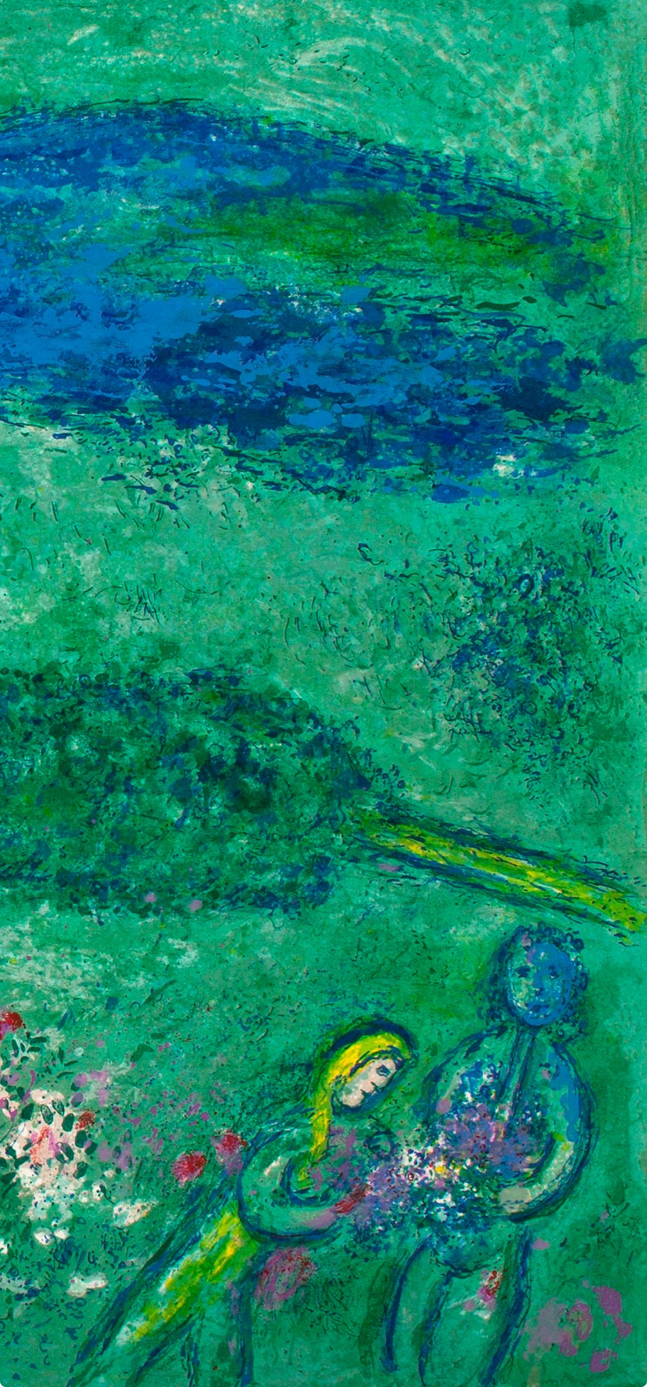 Marc Chagall, Le Verger, Daphnis Et Chlo, Hliogravure