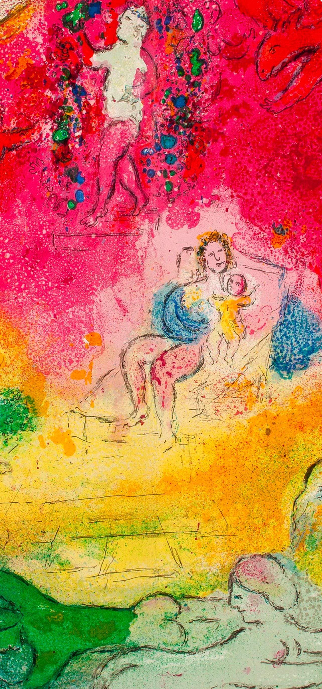 Marc Chagall, Temple Et Histoire De Bacchus, Daphnis Et Chlo, Hliogravure