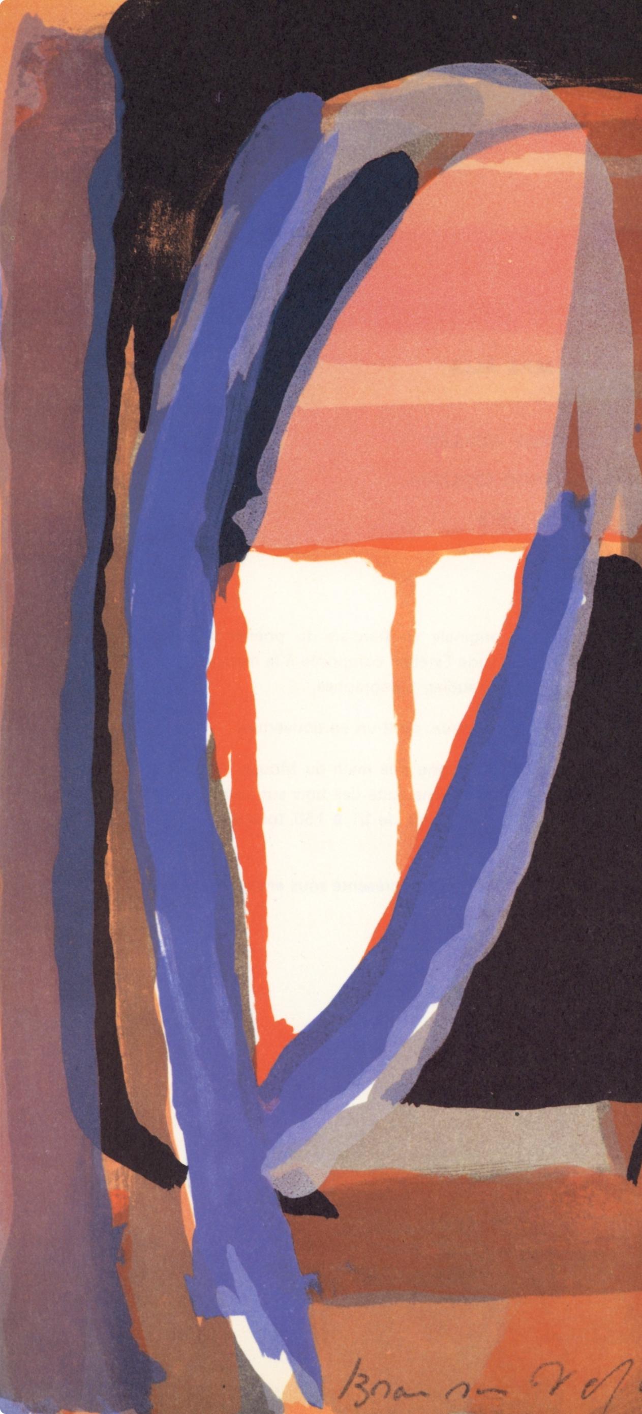 Geer Van Velde, Composition, Derrire Le Miroir, Lithograph