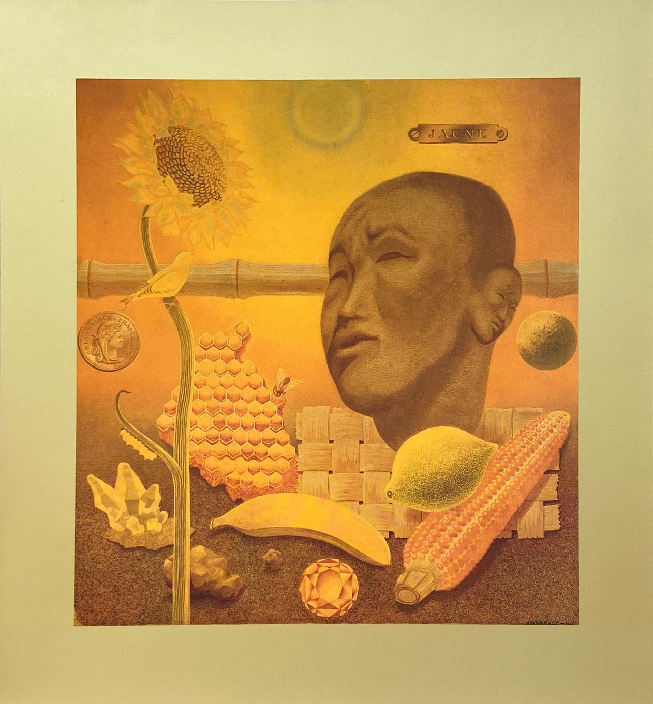 Victor Vasarely, Composition, Graphismes Ii, Hliogravure