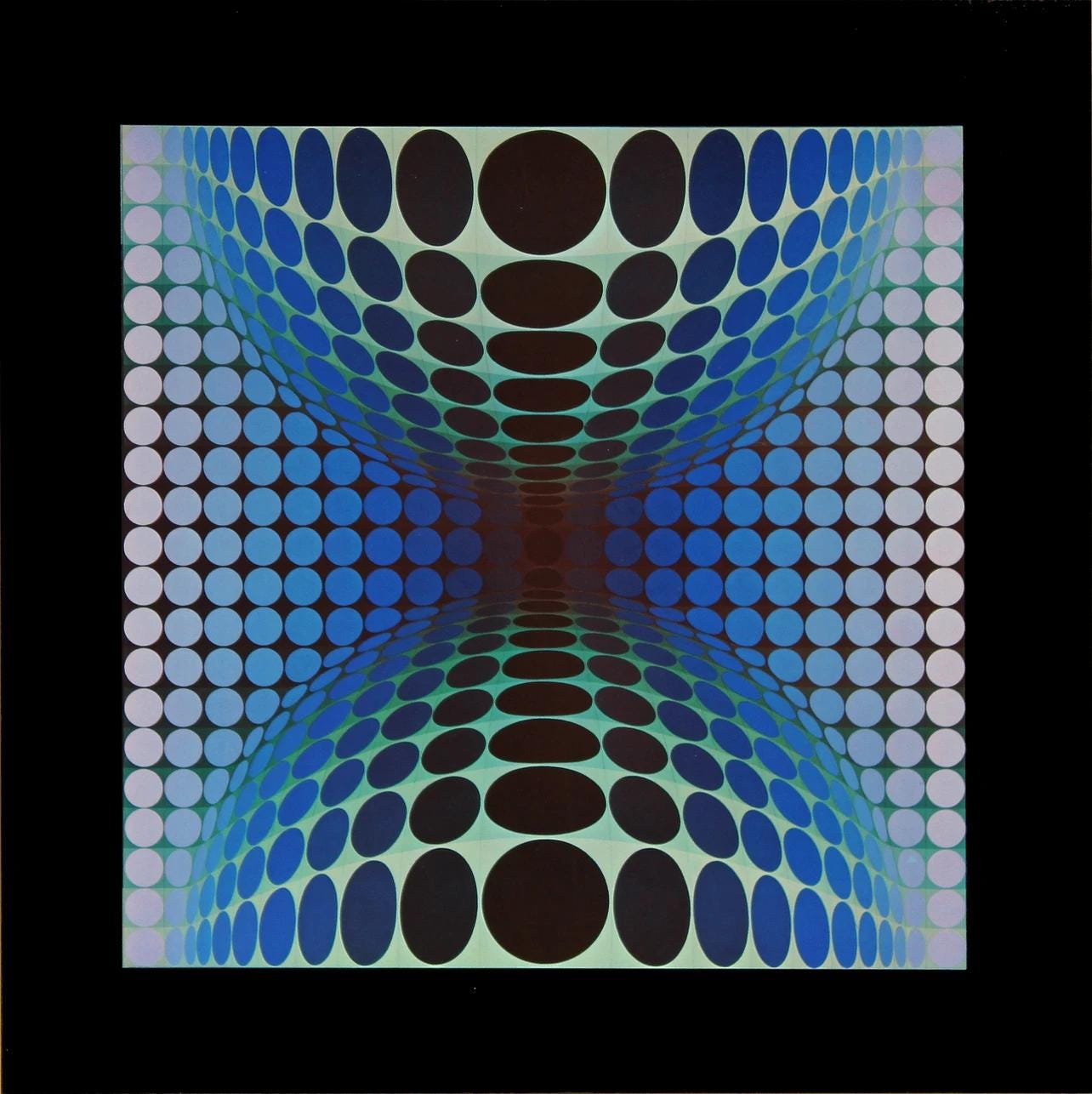 Victor Vasarely, Composition, Vega, Hliogravure