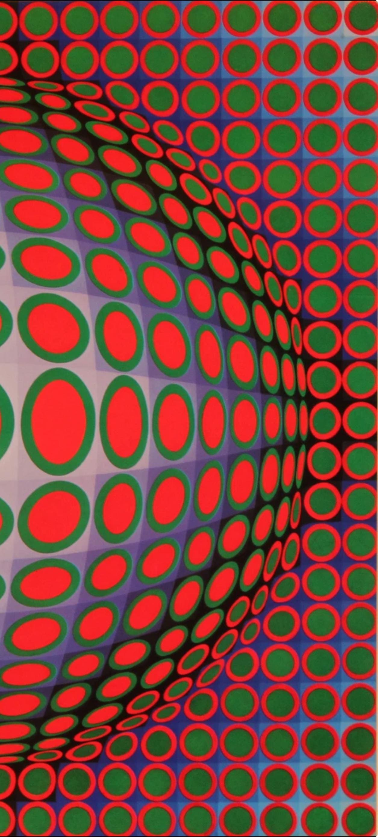 Victor Vasarely, Composition, Vega, Hliogravure