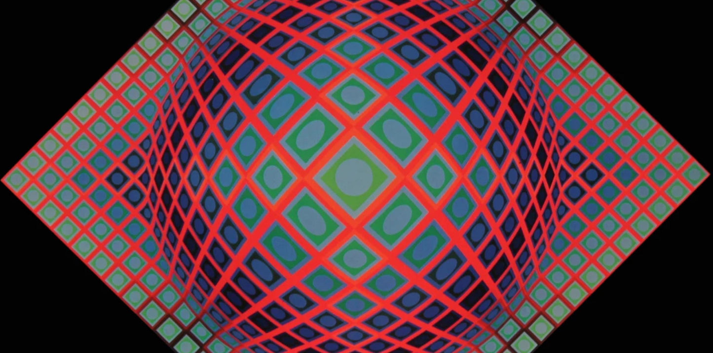 Victor Vasarely, Composition, Vega, Hliogravure