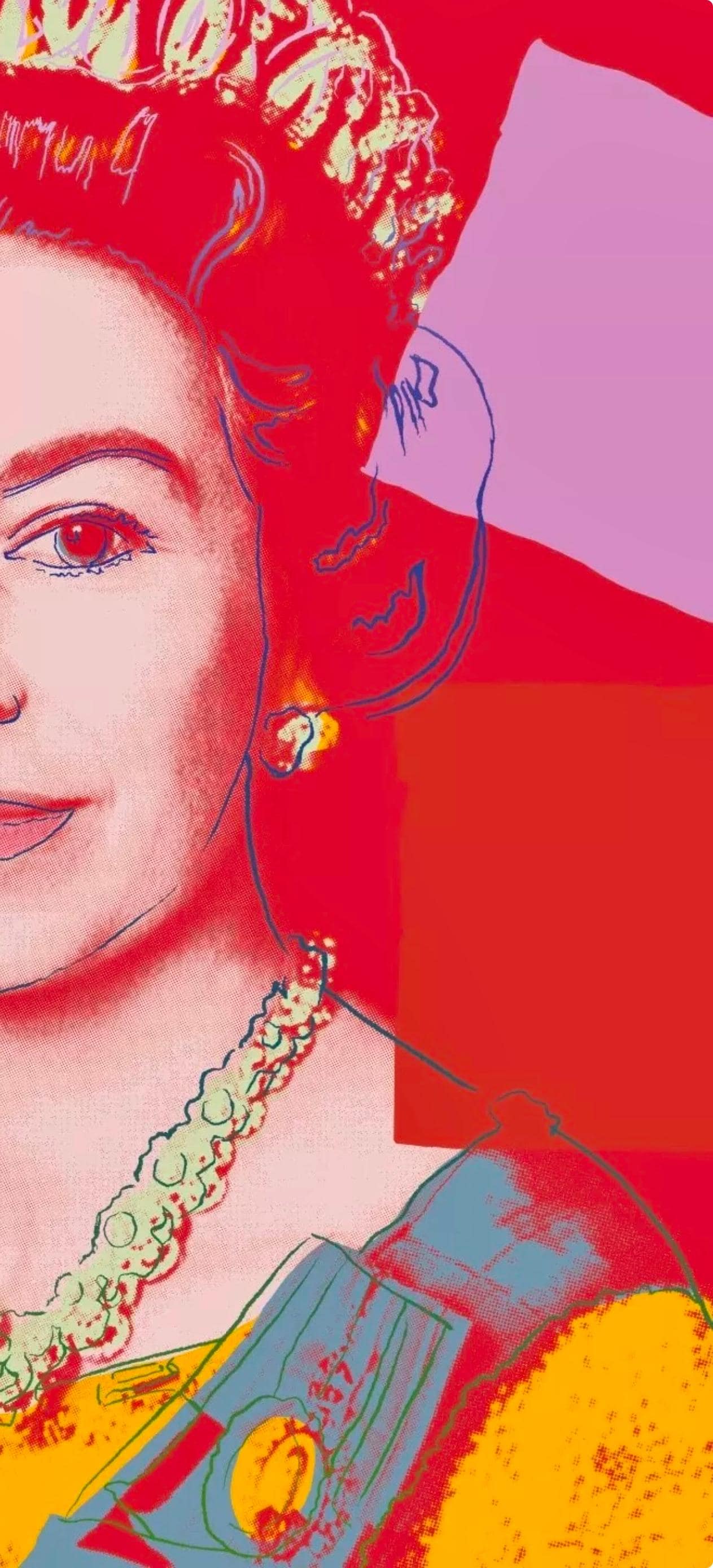 Andy Warhol, Queen Elizabeth Ii, N334, Official, Sunday B. Morning, Silkscreen