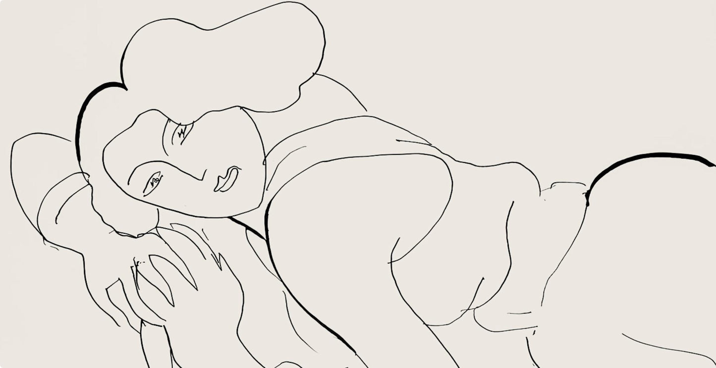 Henri Matisse, Srie D, Var. 5 (Duthuit 9), Henri Matisse, Dessins, Thmes Et Variations, Lithograph