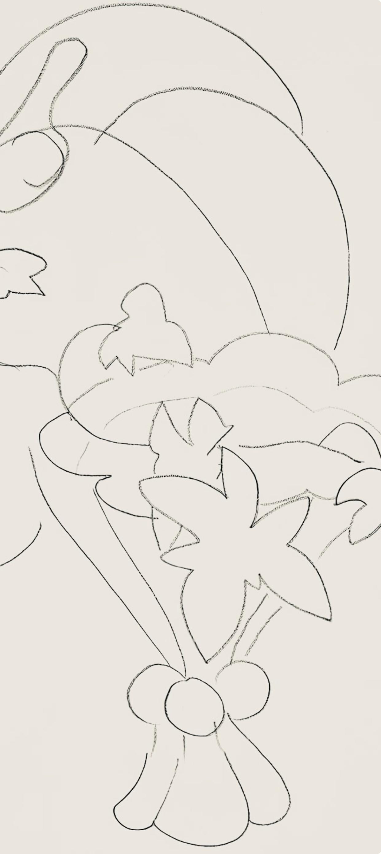 Henri Matisse, Srie H, Var. 10 (Duthuit 9), Henri Matisse, Dessins, Thmes Et Variations, Lithograph
