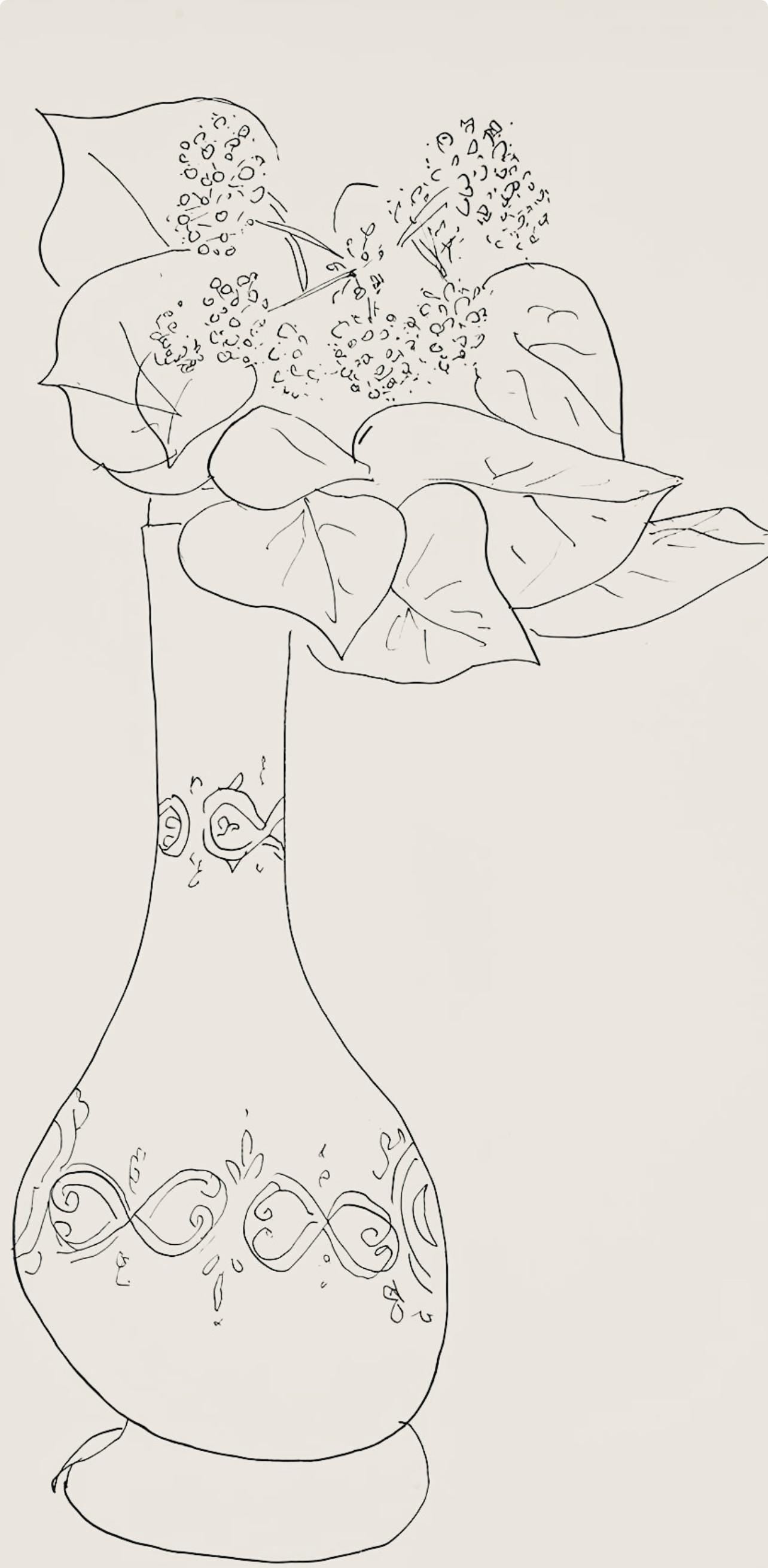 Henri Matisse, Srie J, Var. 1 (Duthuit 9), Henri Matisse, Dessins, Thmes Et Variations, Lithograph