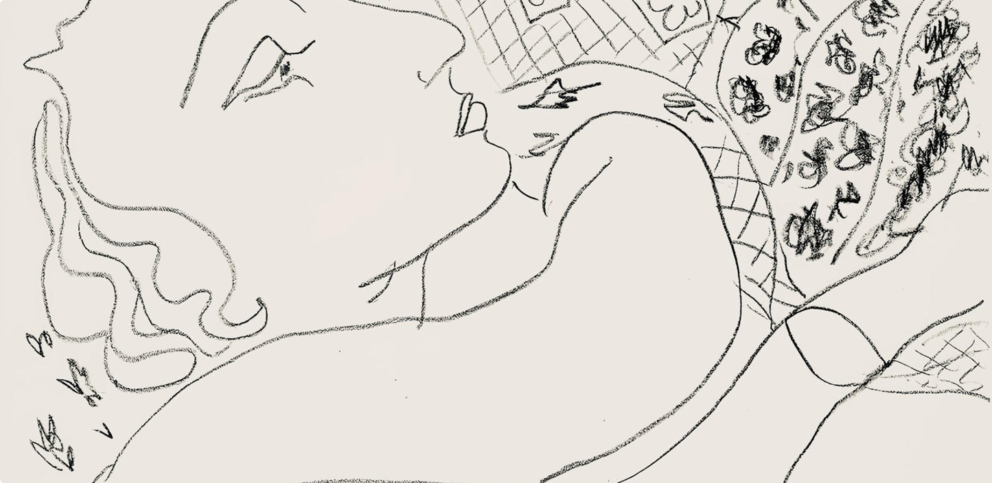 Henri Matisse, Srie Z, Var. 2 (Duthuit 9), Henri Matisse, Dessins, Thmes Et Variations, Lithograph