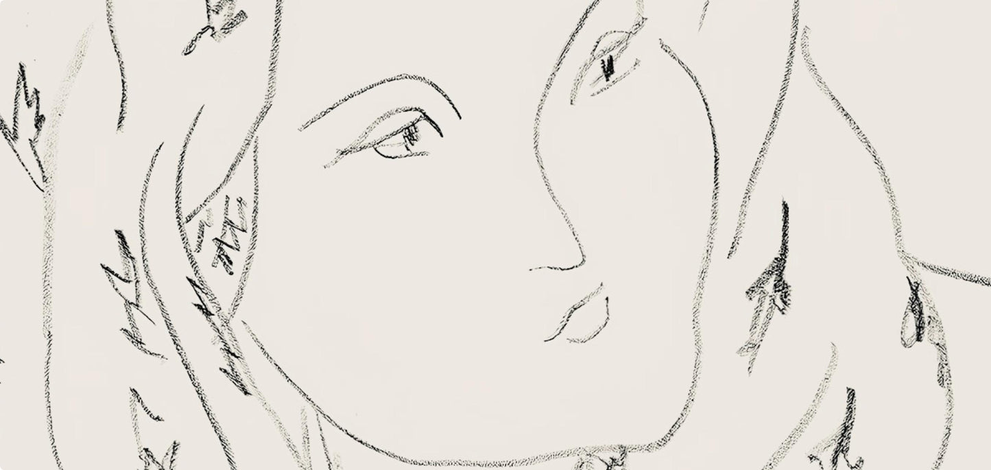 Henri Matisse, Srie L, Var. 12 (Duthuit 9), Henri Matisse, Dessins, Thmes Et Variations, Lithograph