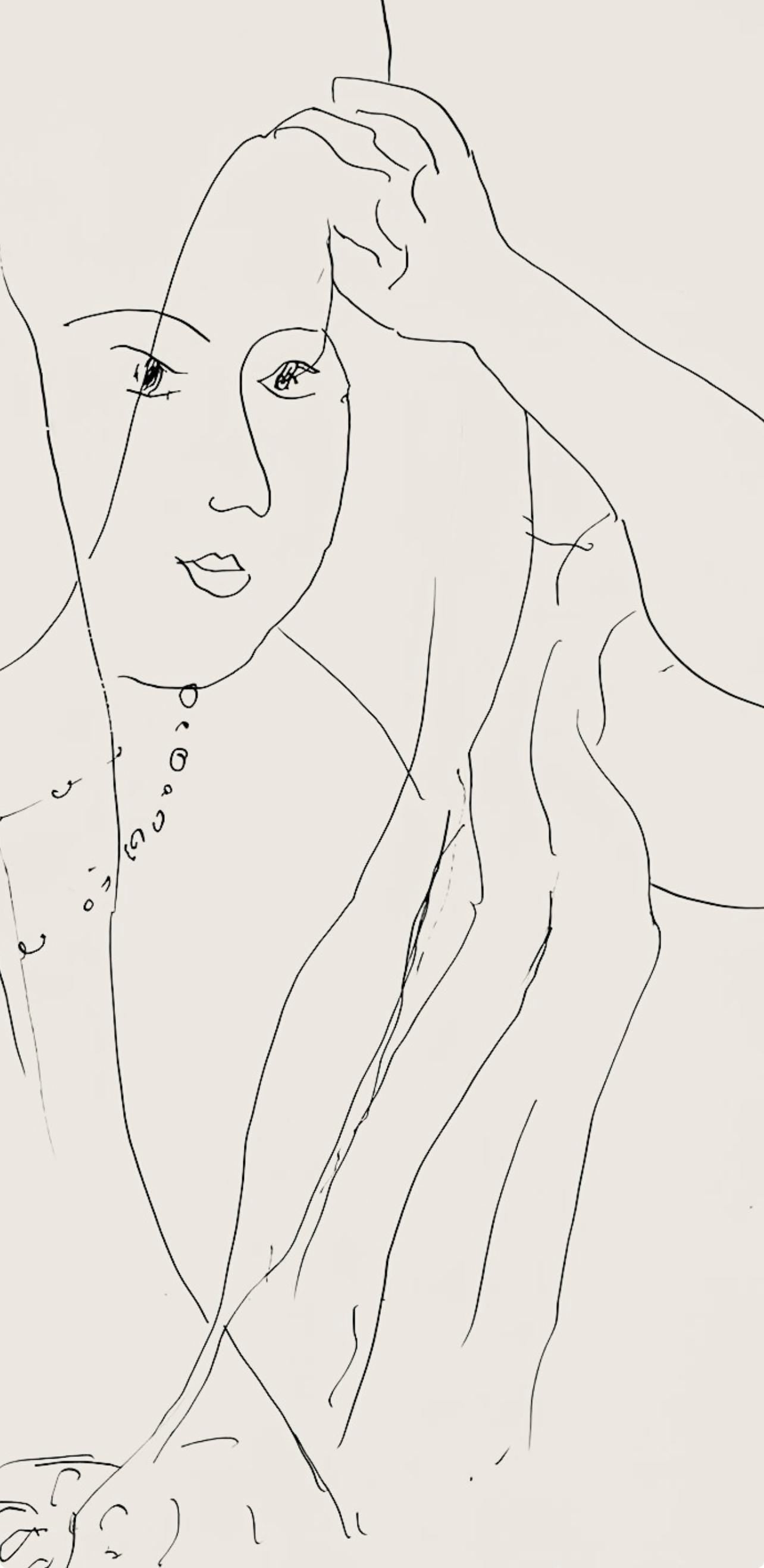 Henri Matisse, Srie N, Var. 5 (Duthuit 9), Henri Matisse, Dessins, Thmes Et Variations, Lithograph