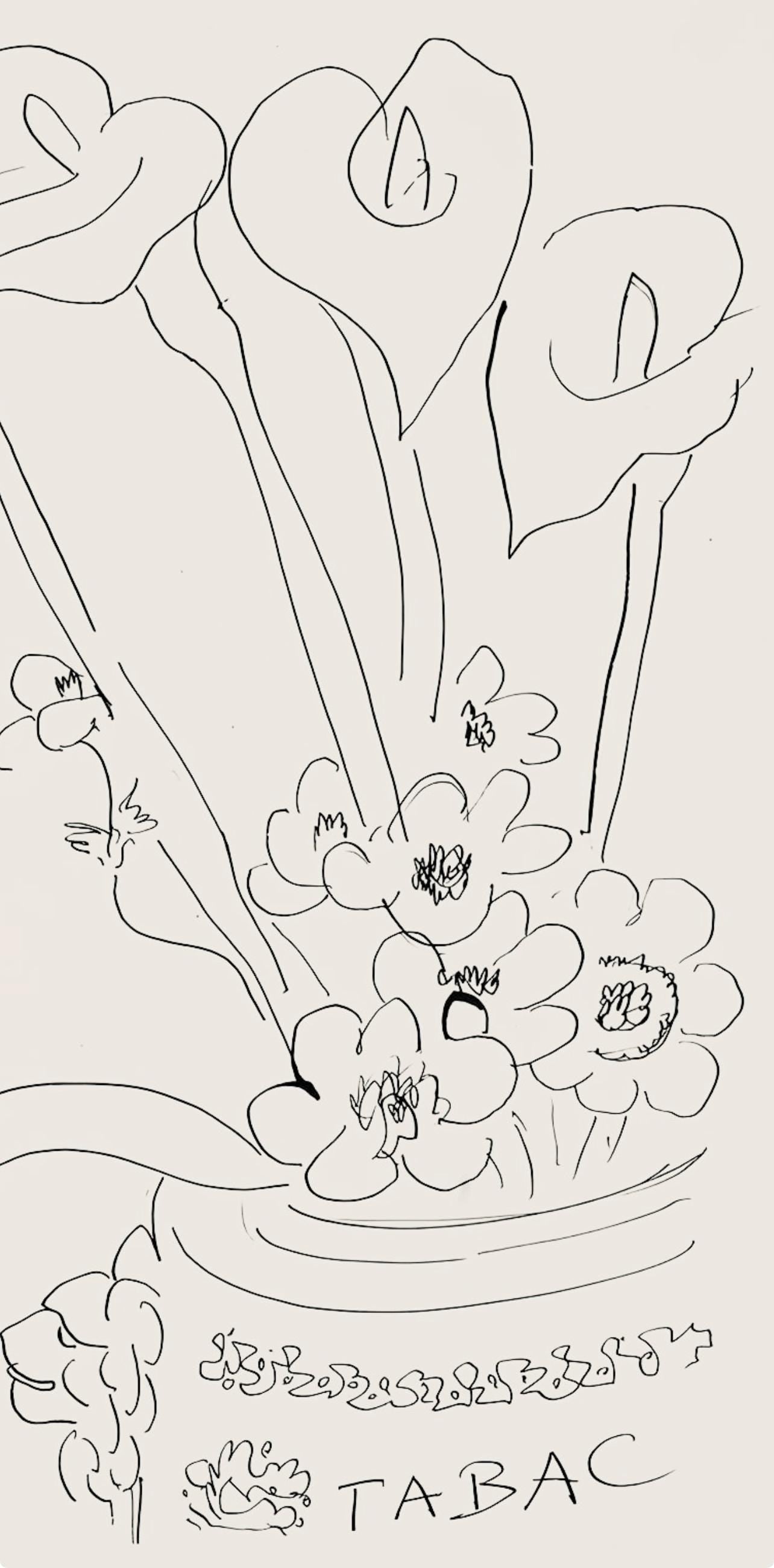 Henri Matisse, Srie N Gc'S, Var. 6 (Duthuit 9), Henri Matisse, Dessins, Thmes Et Variations,
