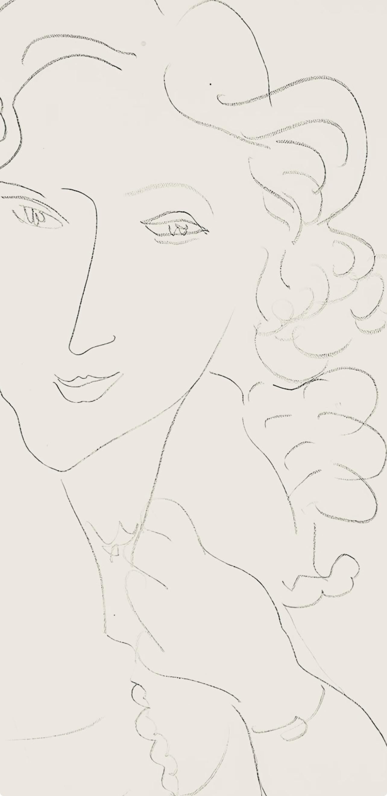 Henri Matisse, Srie O, Var. 5 (Duthuit 9), Henri Matisse, Dessins, Thmes Et Variations, Lithograph