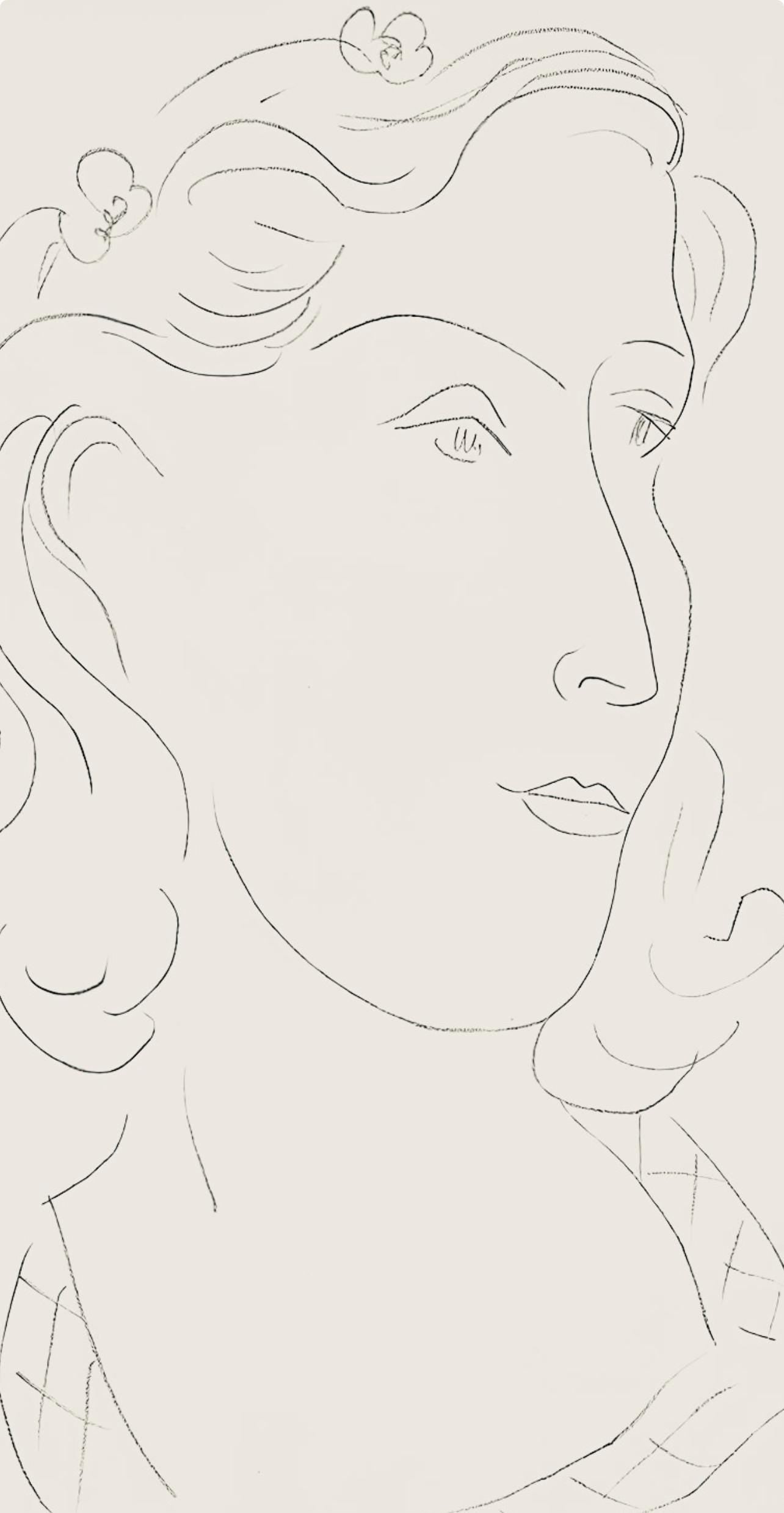 Henri Matisse, Srie O, Var. 12 (Duthuit 9), Henri Matisse, Dessins, Thmes Et Variations, Lithograph