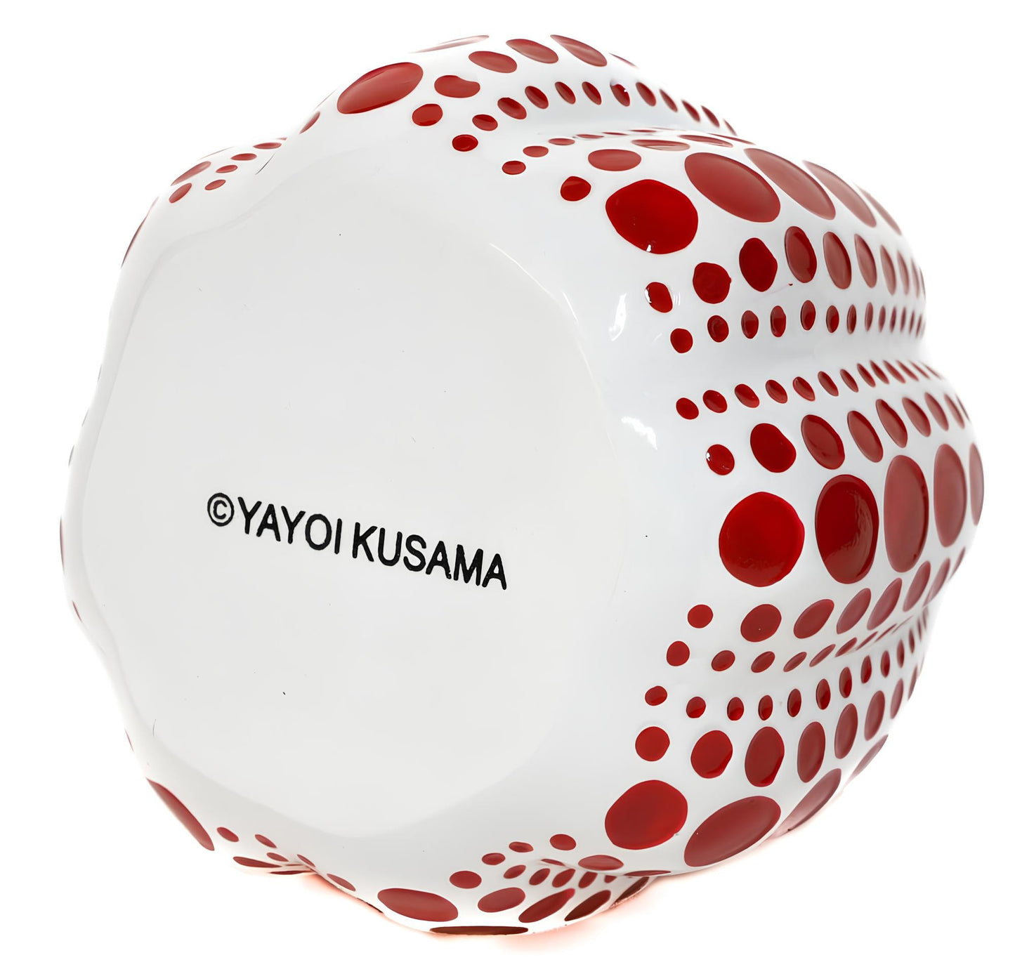 Yayoi Kusama ?? ??, Pumpkins, Yellow/Black, Red/White (Two Sculptures) Cast Resin Sculptures