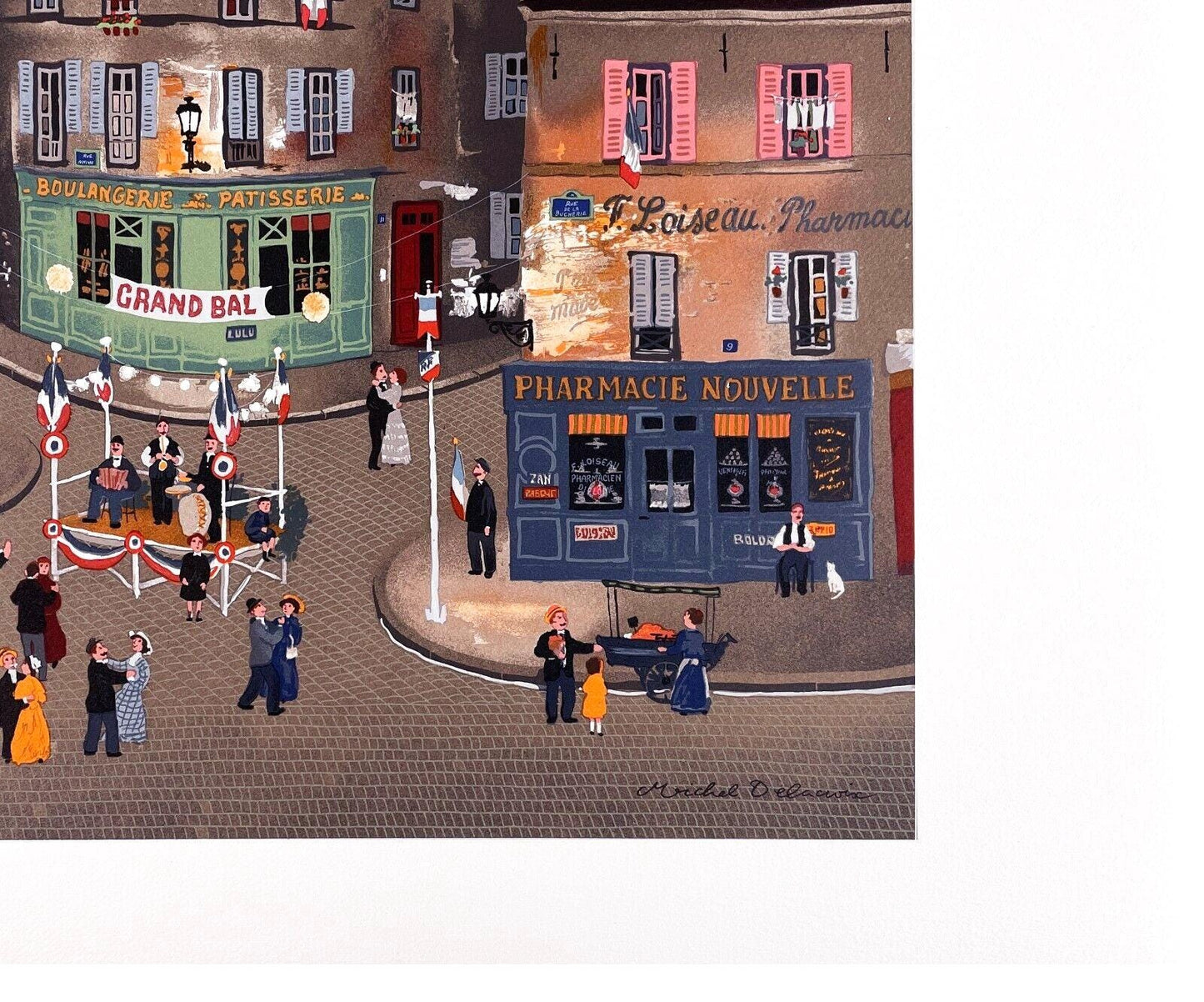 Michel Delacroix, Le Grand Bal, Lithograph