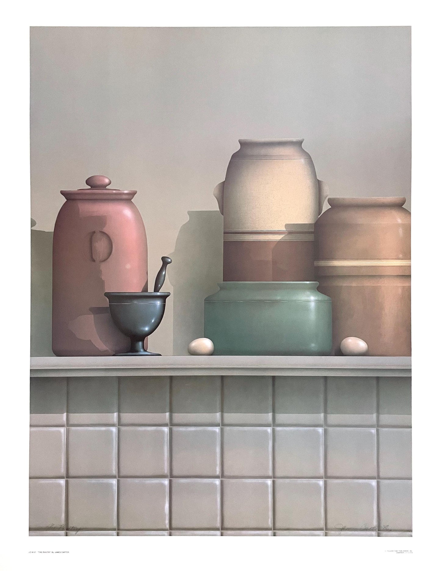 James Carter, The Pantry, Original Edition Offset Lithograph