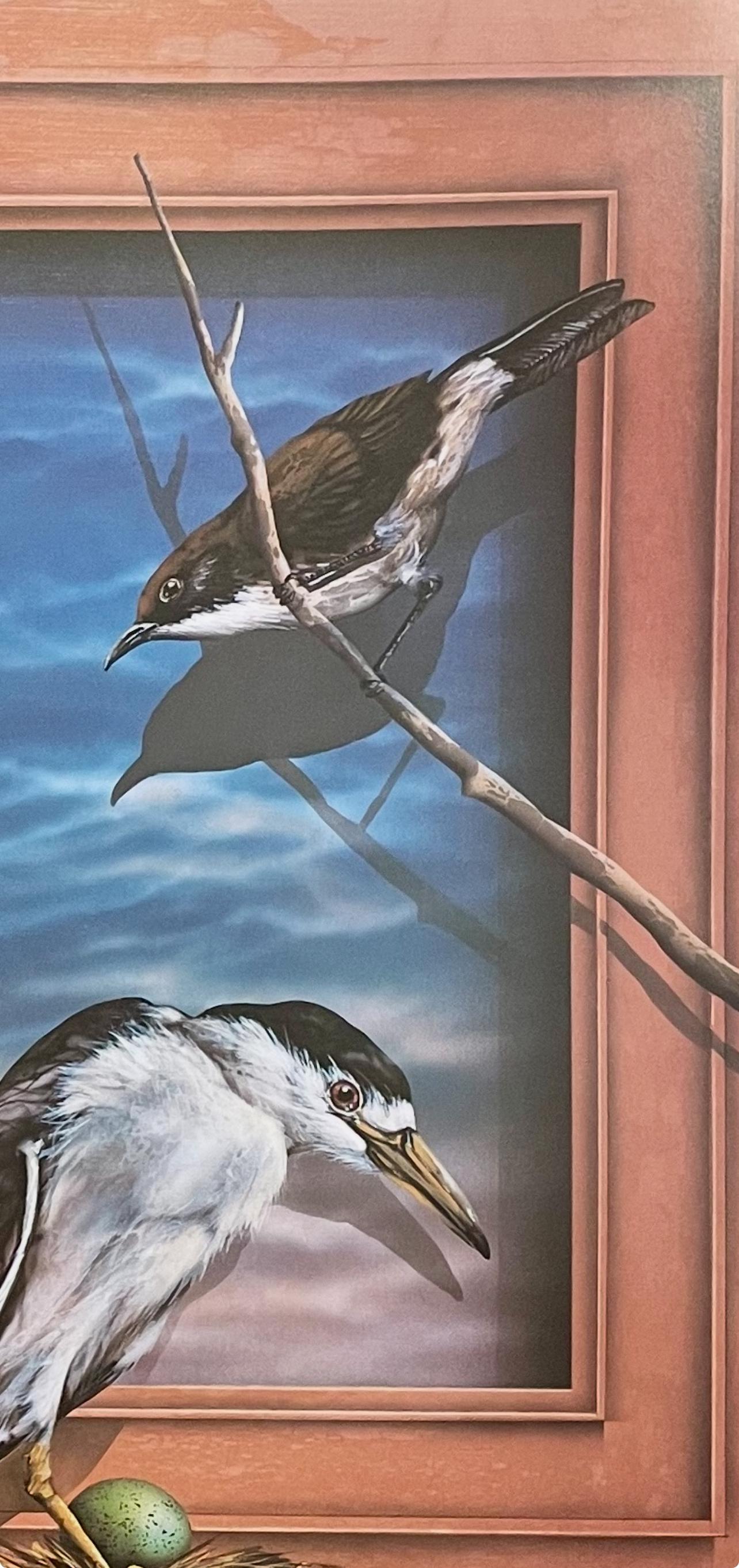 James Carter, Bird House, Original Edition Offset Lithograph