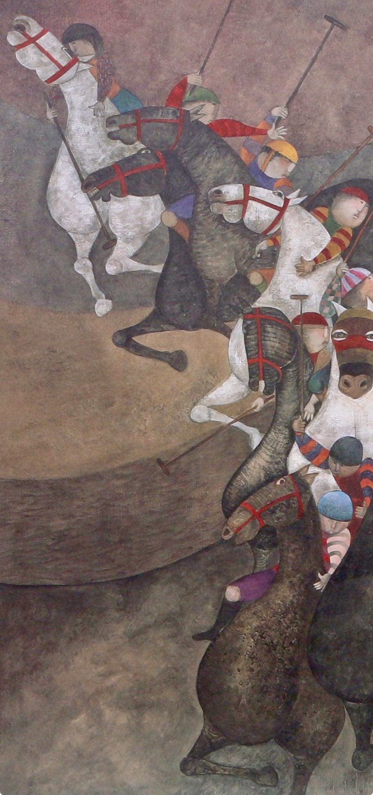 Graciela Rodo Boulanger, Aprs Le Tournoi, Original Edition Offset Lithograph