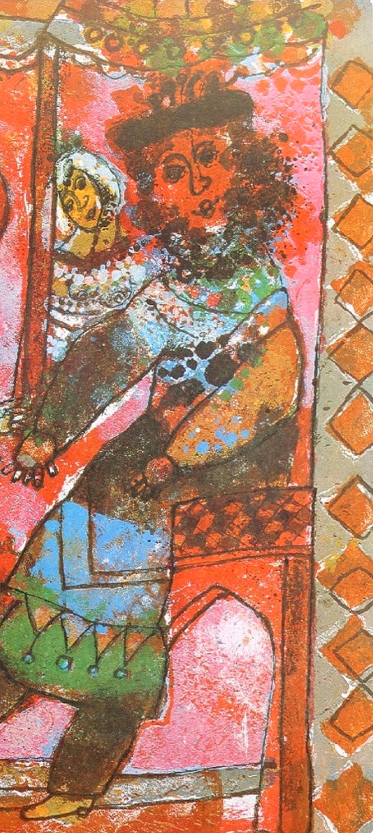 Tho Tobiasse, The Wedding, Original Edition Offset Lithograph