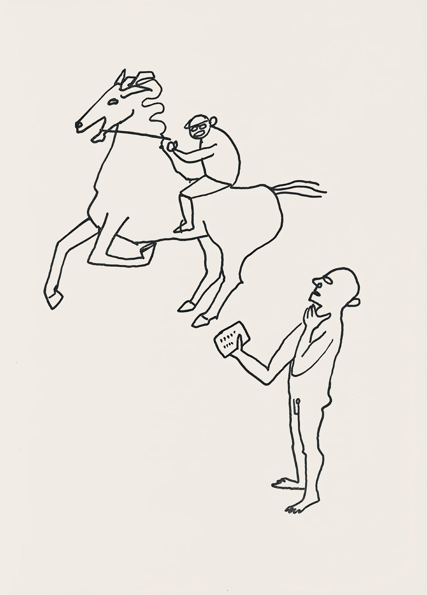 Alexander Calder, Composition, A Bestiary, Letterpress Print