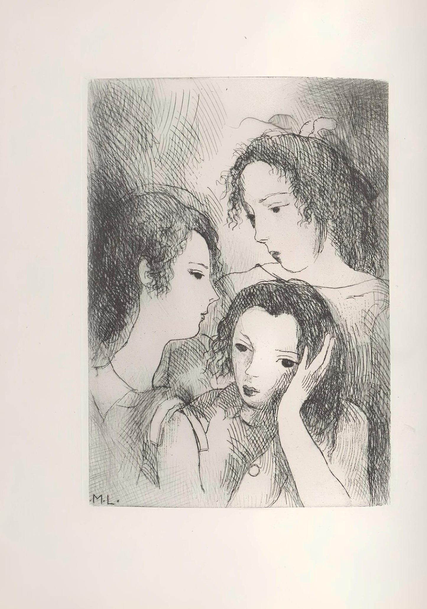 Marie Laurencin, Composition, Antars, Etching