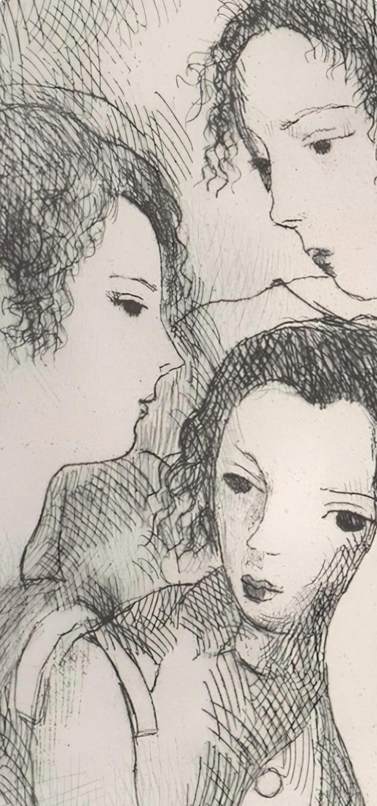 Marie Laurencin, Composition, Antars, Etching