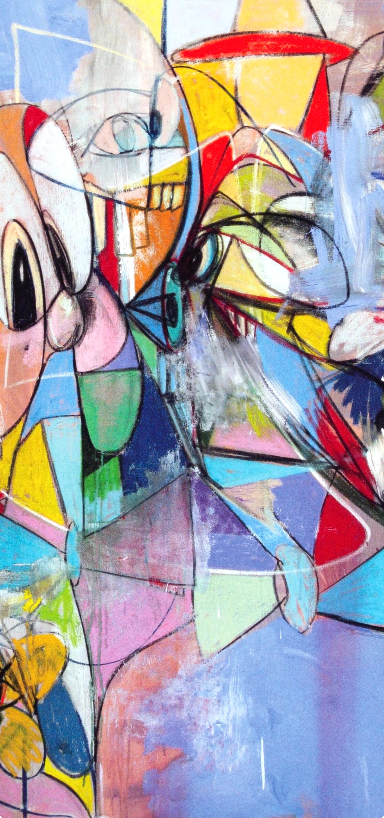 George Condo, Anthropology, Drawing Paintings, Four Color Process Print