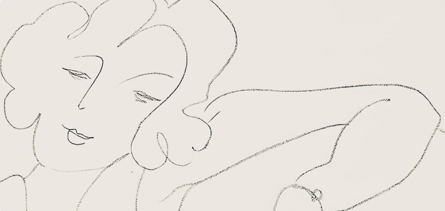 Henri Matisse, Srie B, Var. 3 (Duthuit 9), Henri Matisse, Dessins, Thmes Et Variations, Lithograph