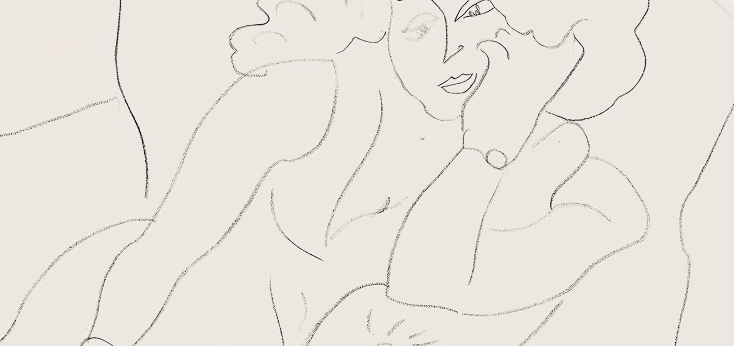 Henri Matisse, Srie B, Var. 7 (Duthuit 9), Henri Matisse, Dessins, Thmes Et Variations, Lithograph