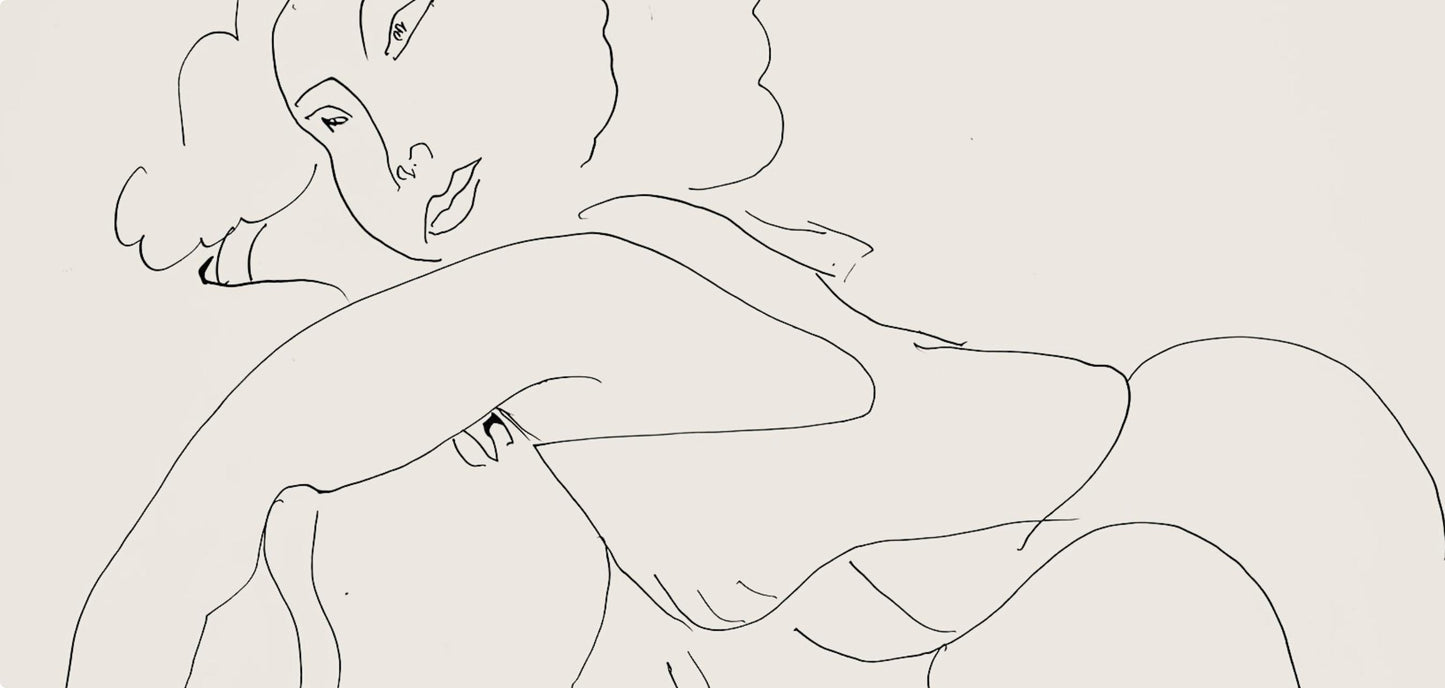 Henri Matisse, Srie D, Var. 7 (Duthuit 9), Henri Matisse, Dessins, Thmes Et Variations, Lithograph