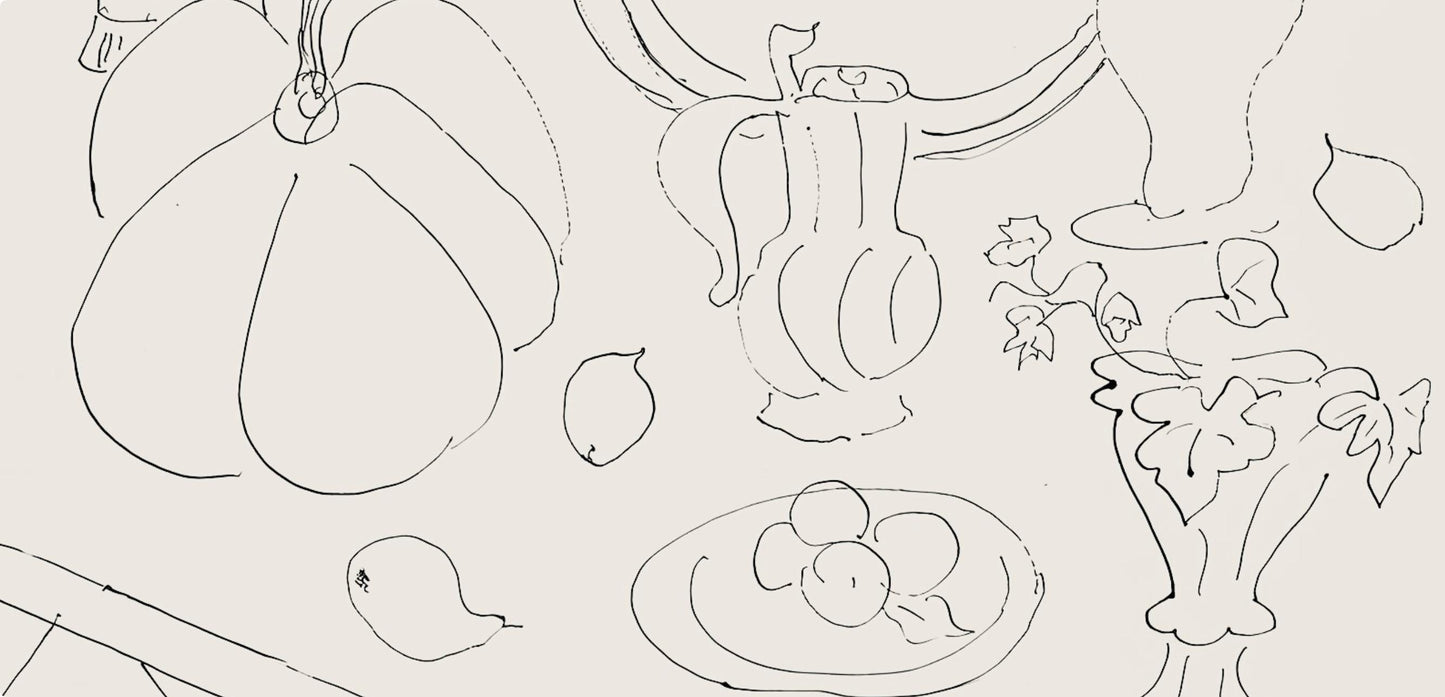 Henri Matisse, Srie G, Var. 6 (Duthuit 9), Henri Matisse, Dessins, Thmes Et Variations, Lithograph
