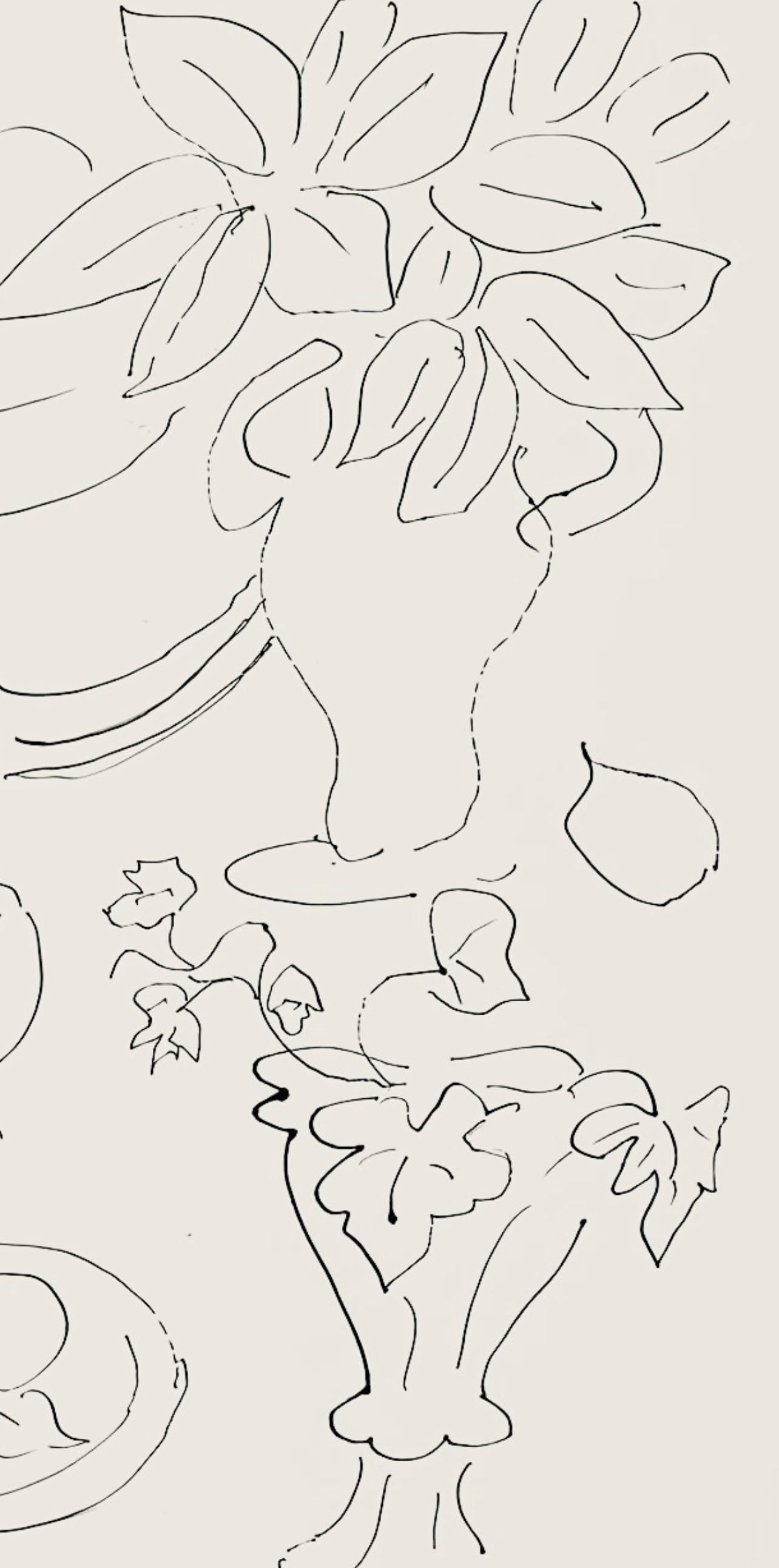 Henri Matisse, Srie G, Var. 6 (Duthuit 9), Henri Matisse, Dessins, Thmes Et Variations, Lithograph